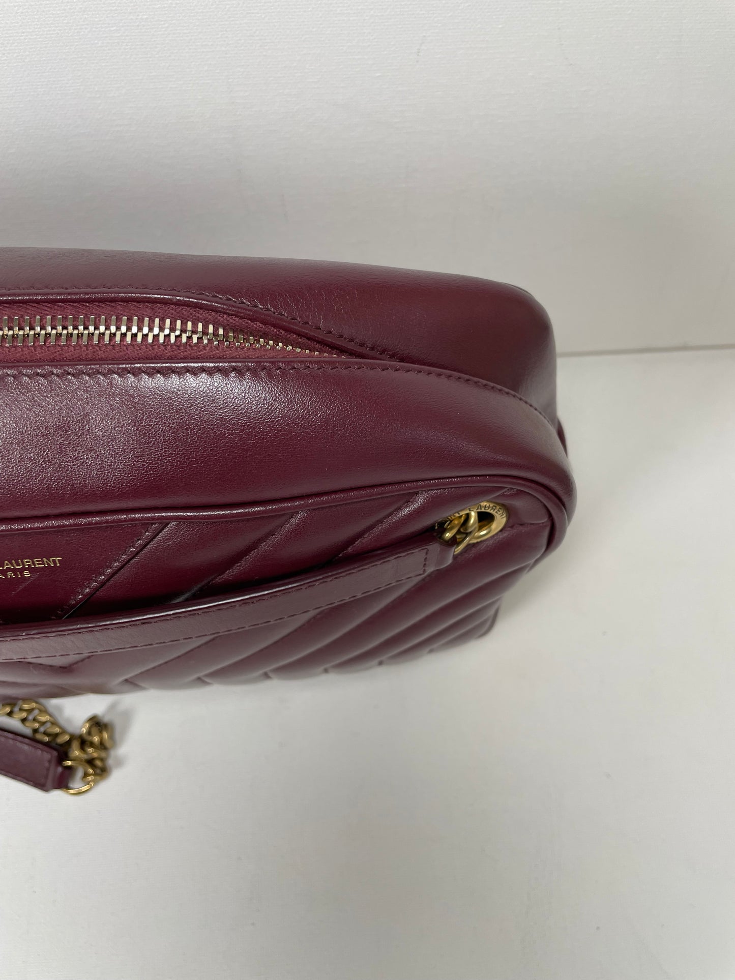 Preloved Saint Laurent Joan Camera Crossbody Bag, Medium