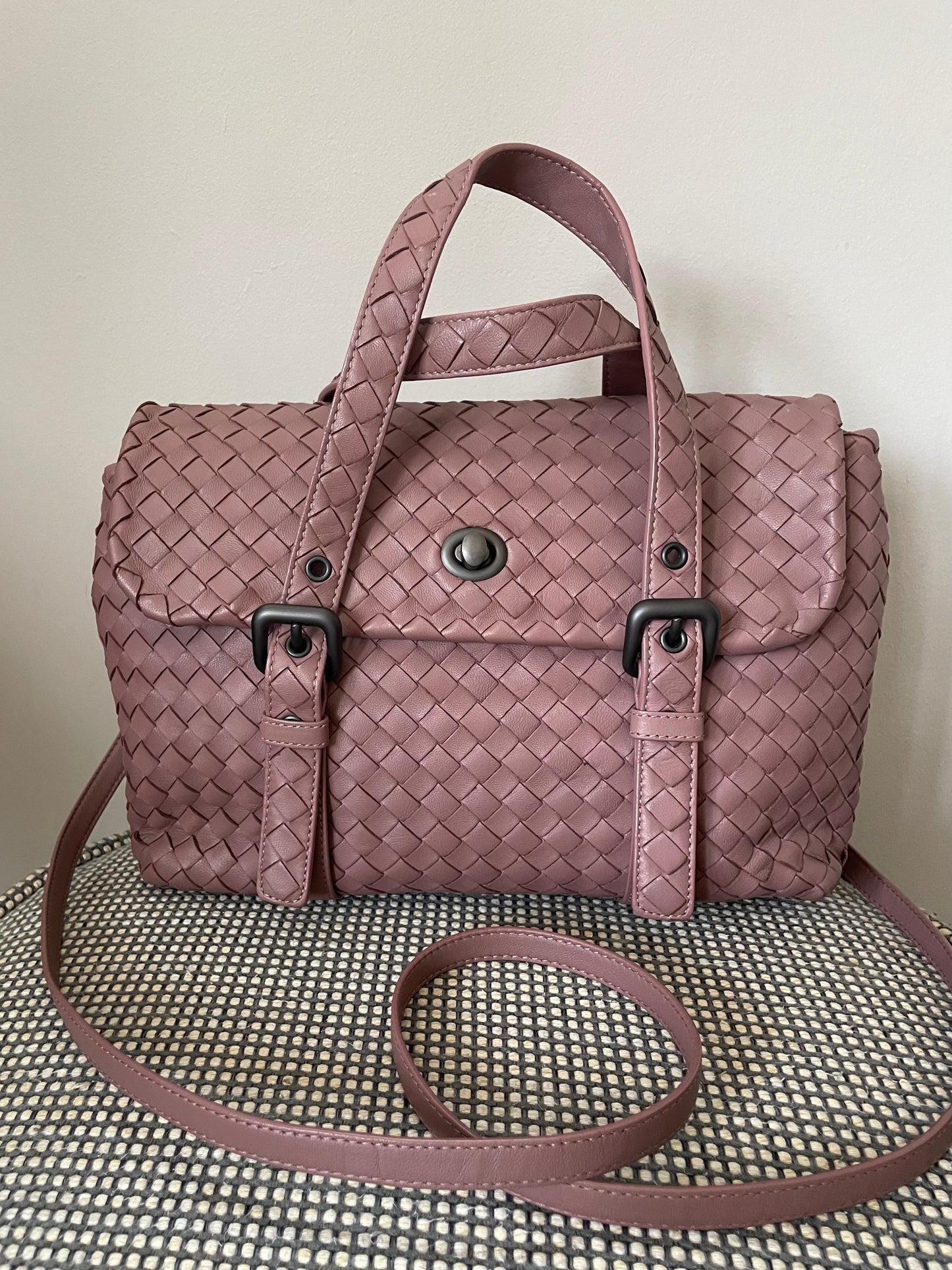 Preloved Bottega Veneta Two Way Satchel Bag
