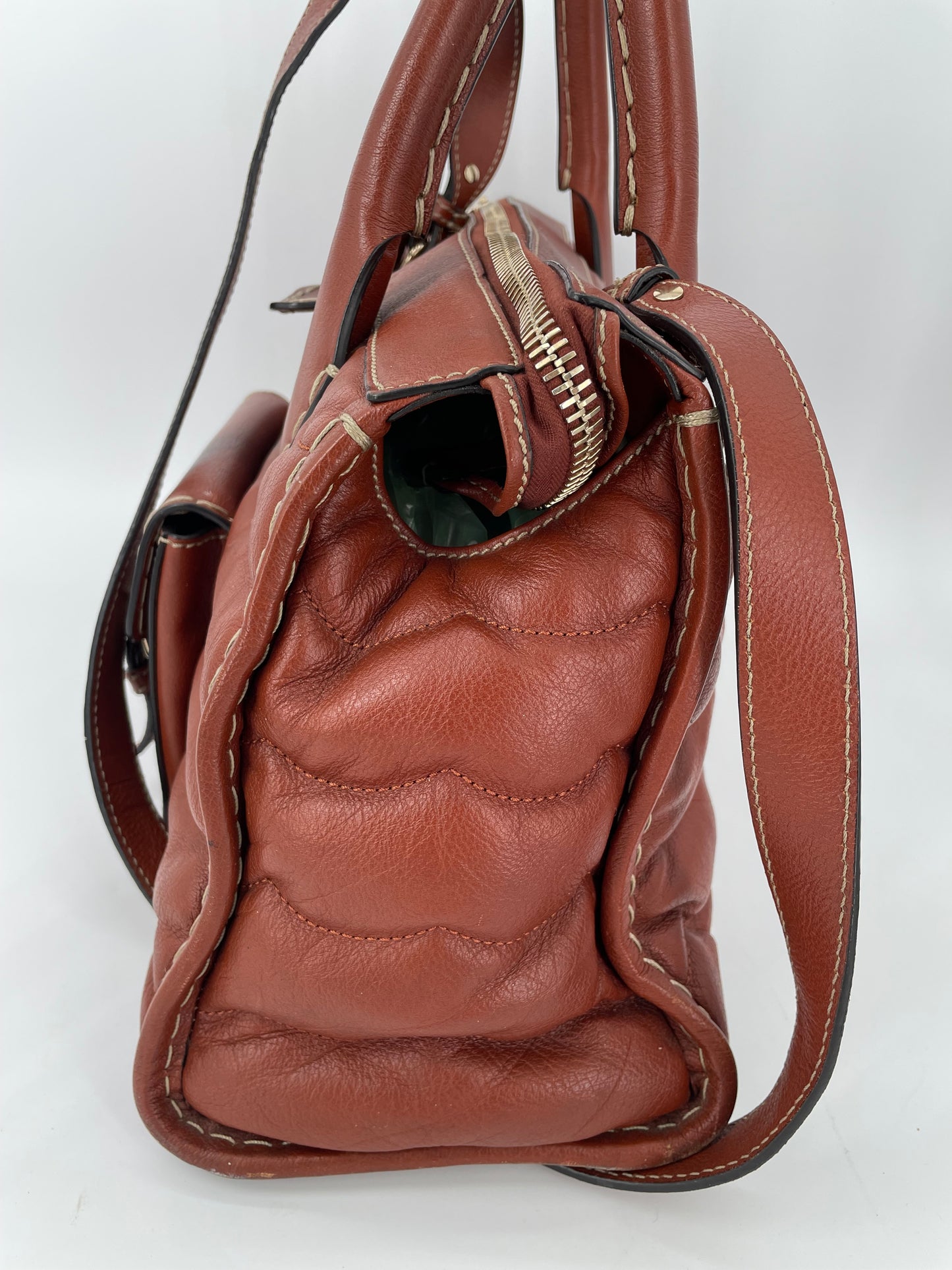 Preloved Chloe Edith Satchel Tote Bag, Medium