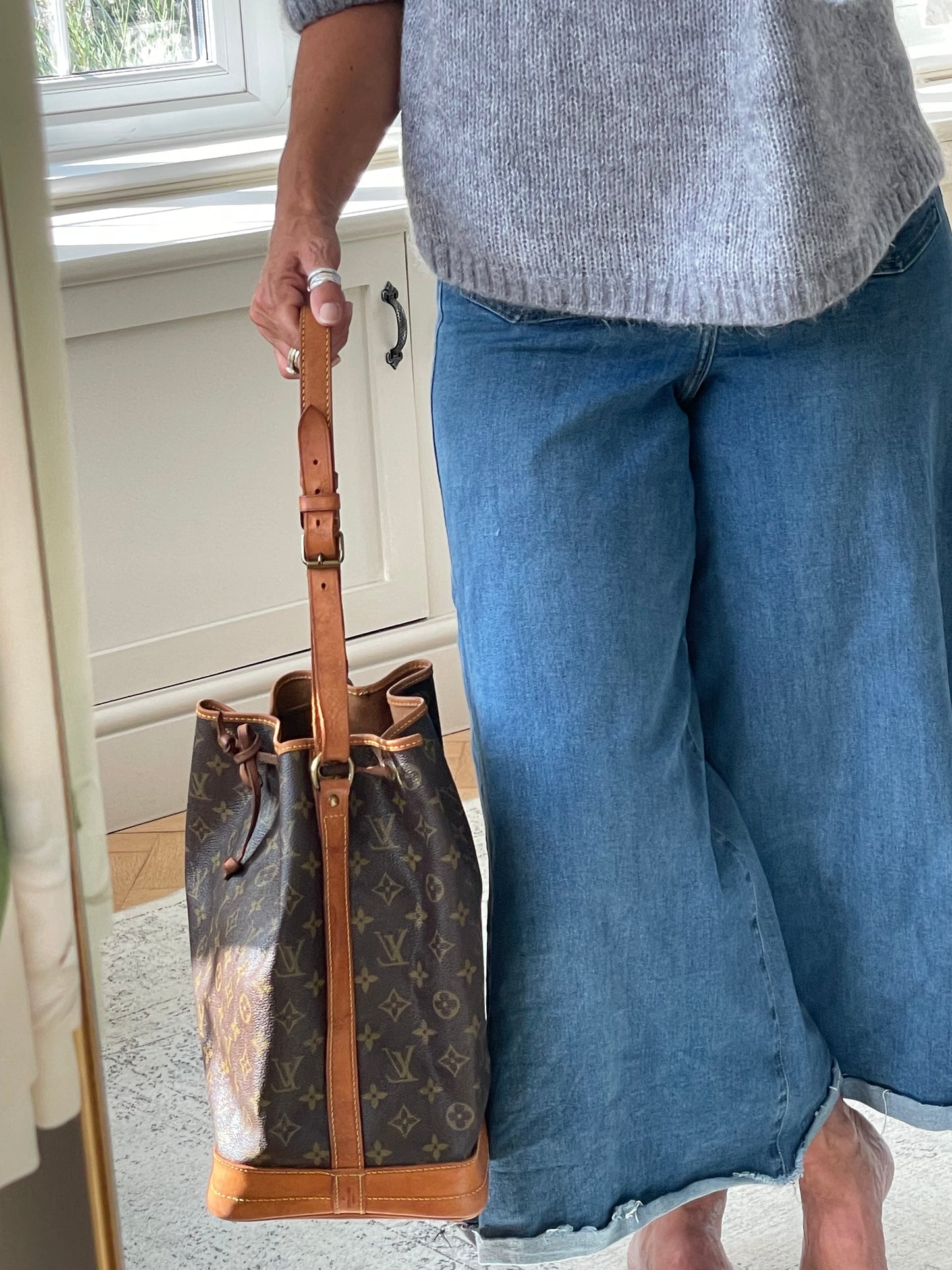 Preloved, Vintage Louis Vuitton Noe Bucket Bag, Large
