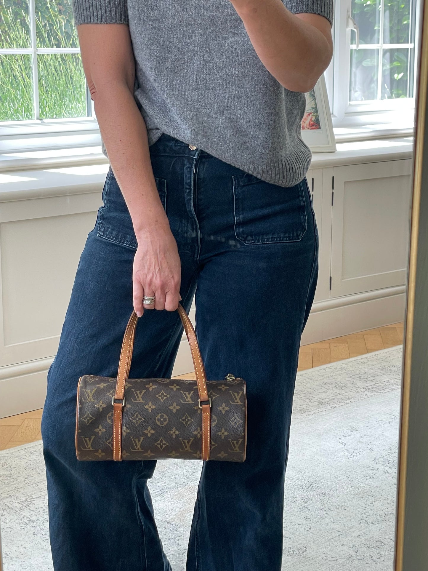 Preloved Vintage Louis Vuitton Monogram Papillon Bag, 26