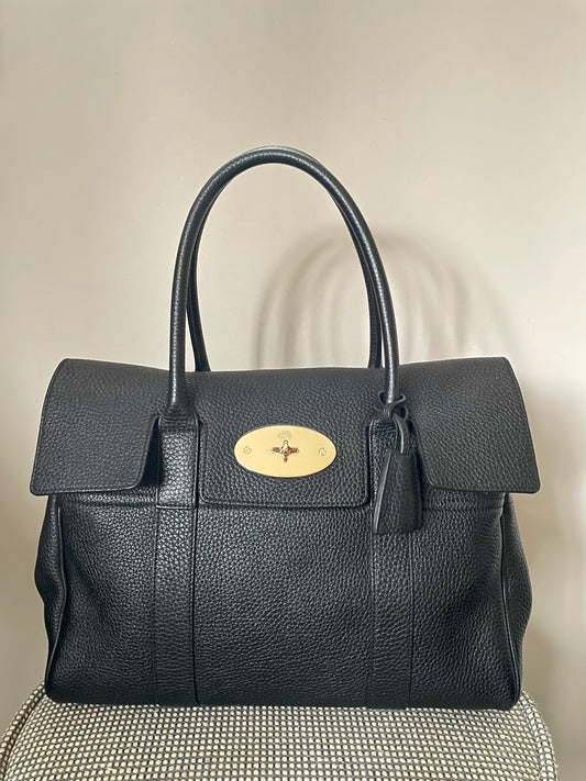 Preloved Mulberry Heritage Bayswater Tote Bag, Large