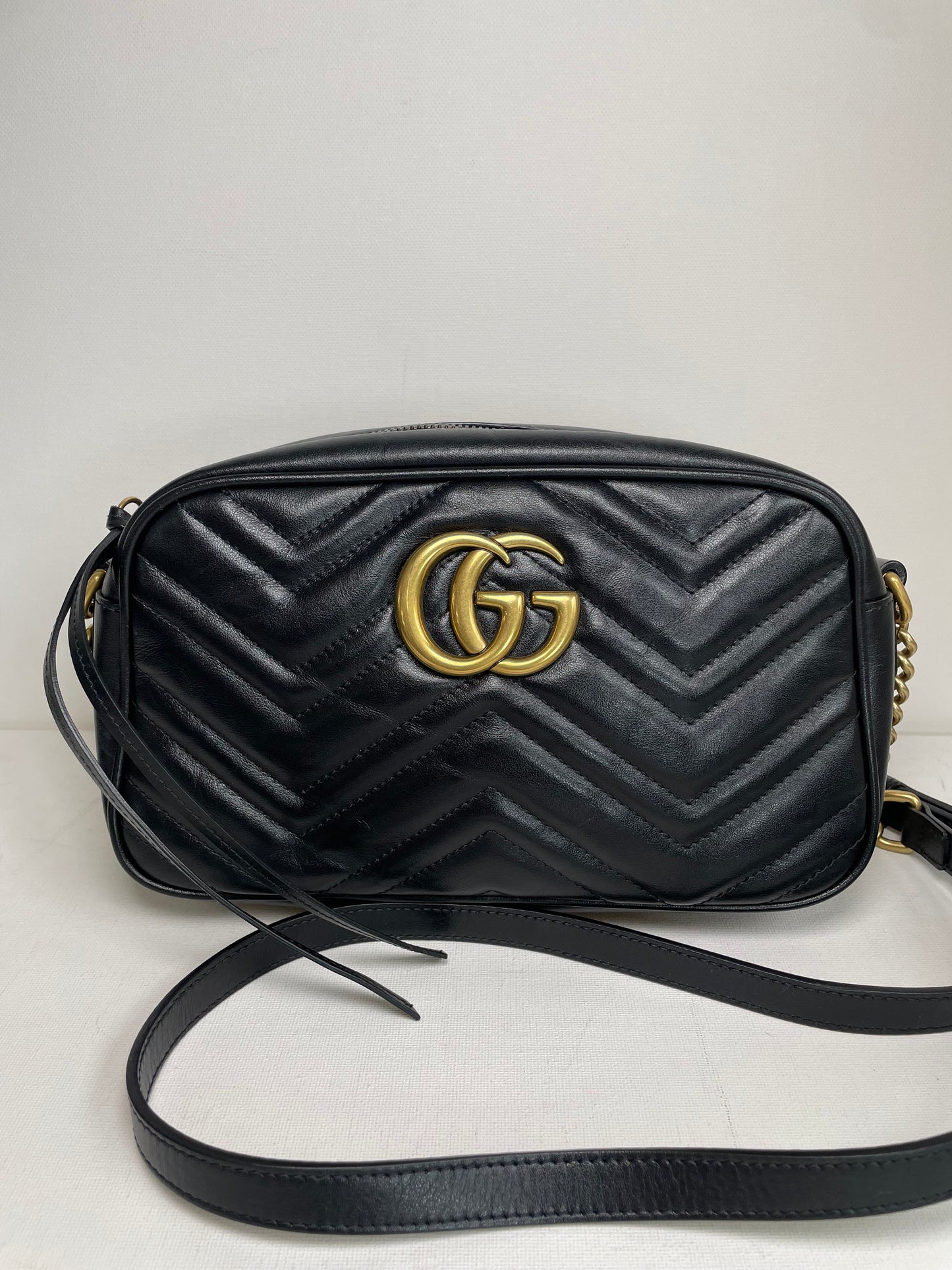 Preloved Gucci Marmont Shoulder Bag, Small