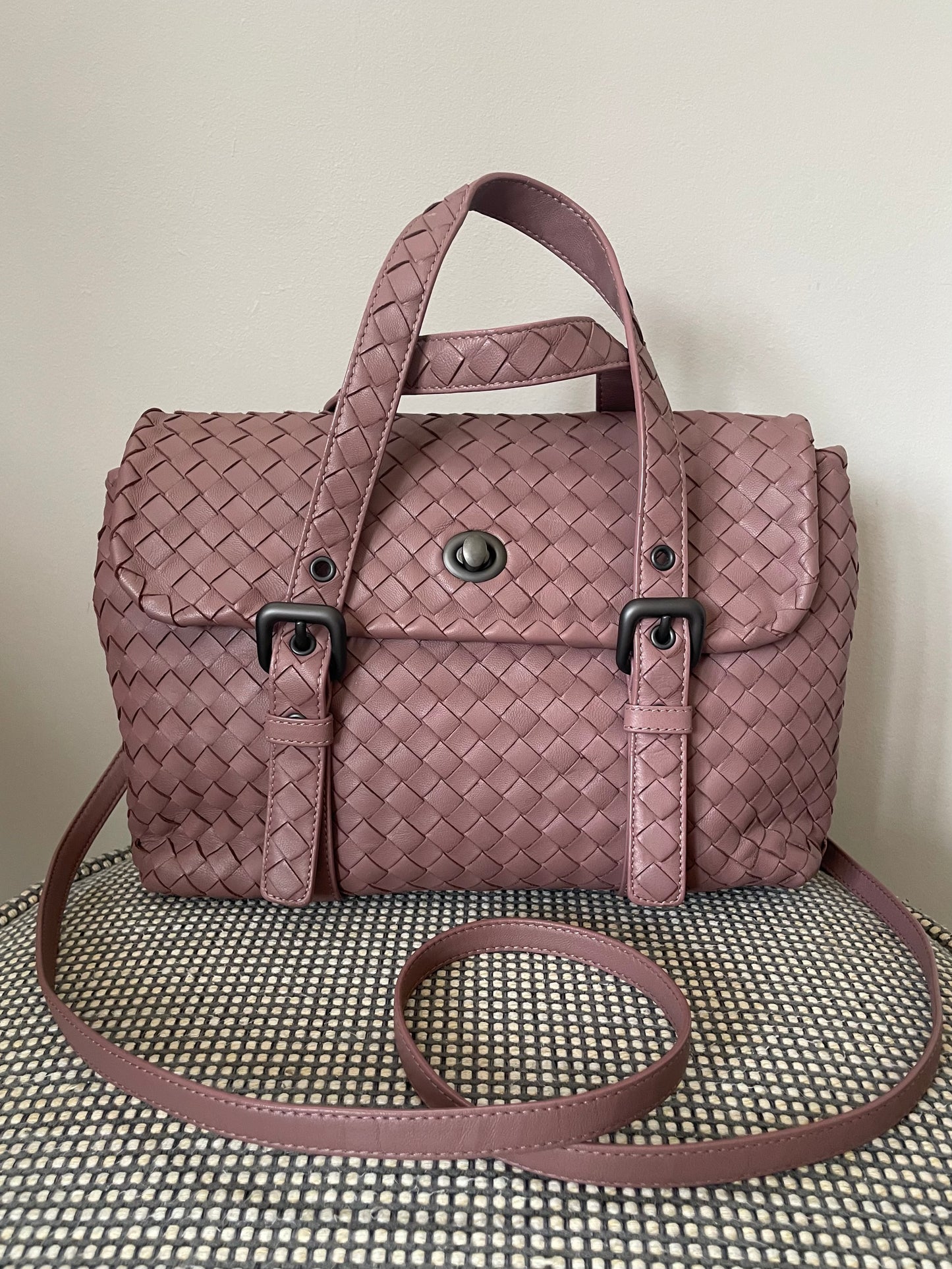 Preloved Bottega Veneta Two Way Satchel Bag