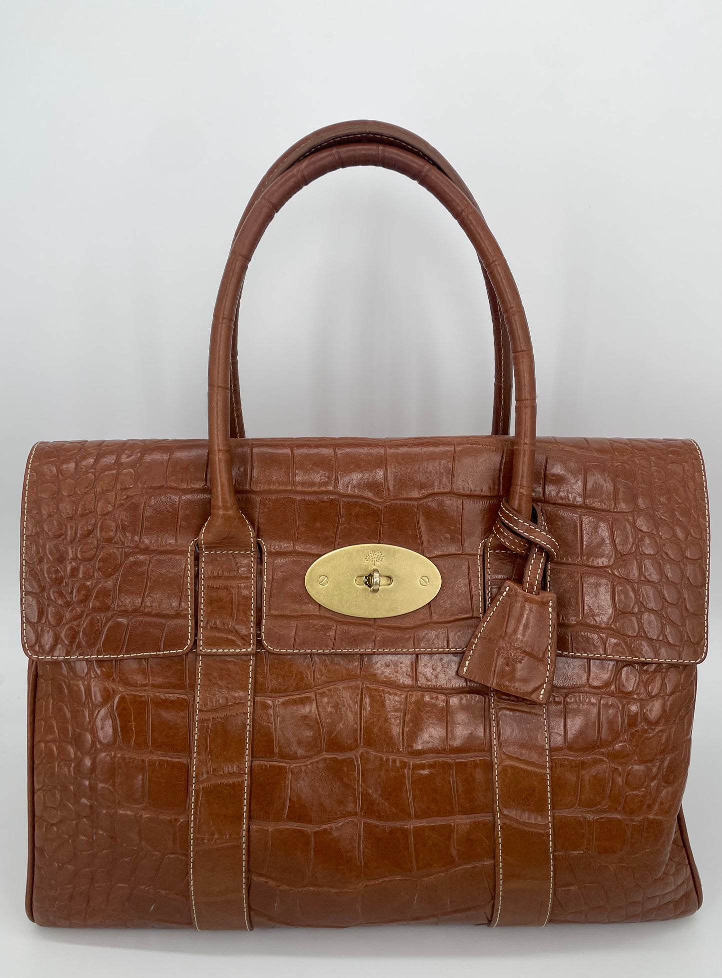 Preloved Mulberry Classic Bayswater Tote Bag, Large