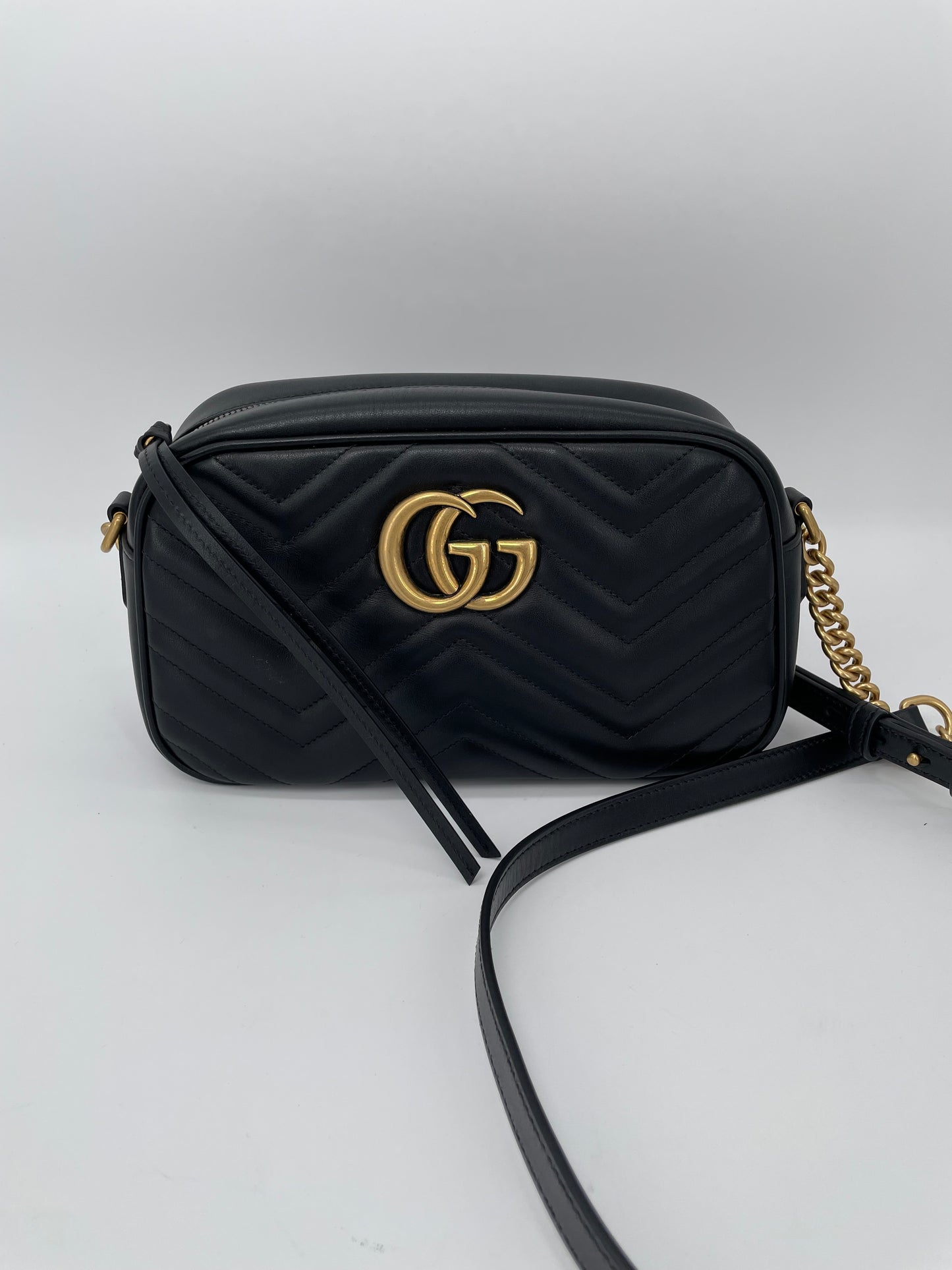 Preloved Gucci Marmont Shoulder Bag, Small