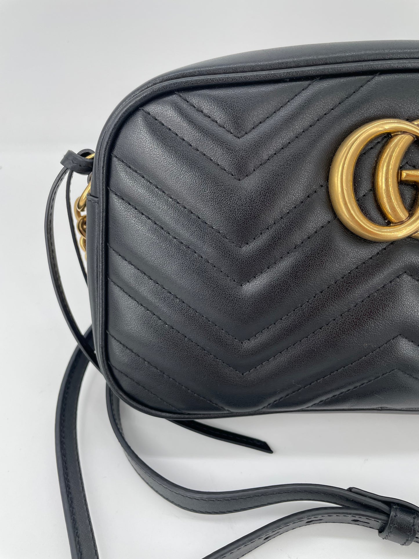 Preloved Gucci Marmont Shoulder Bag, Small