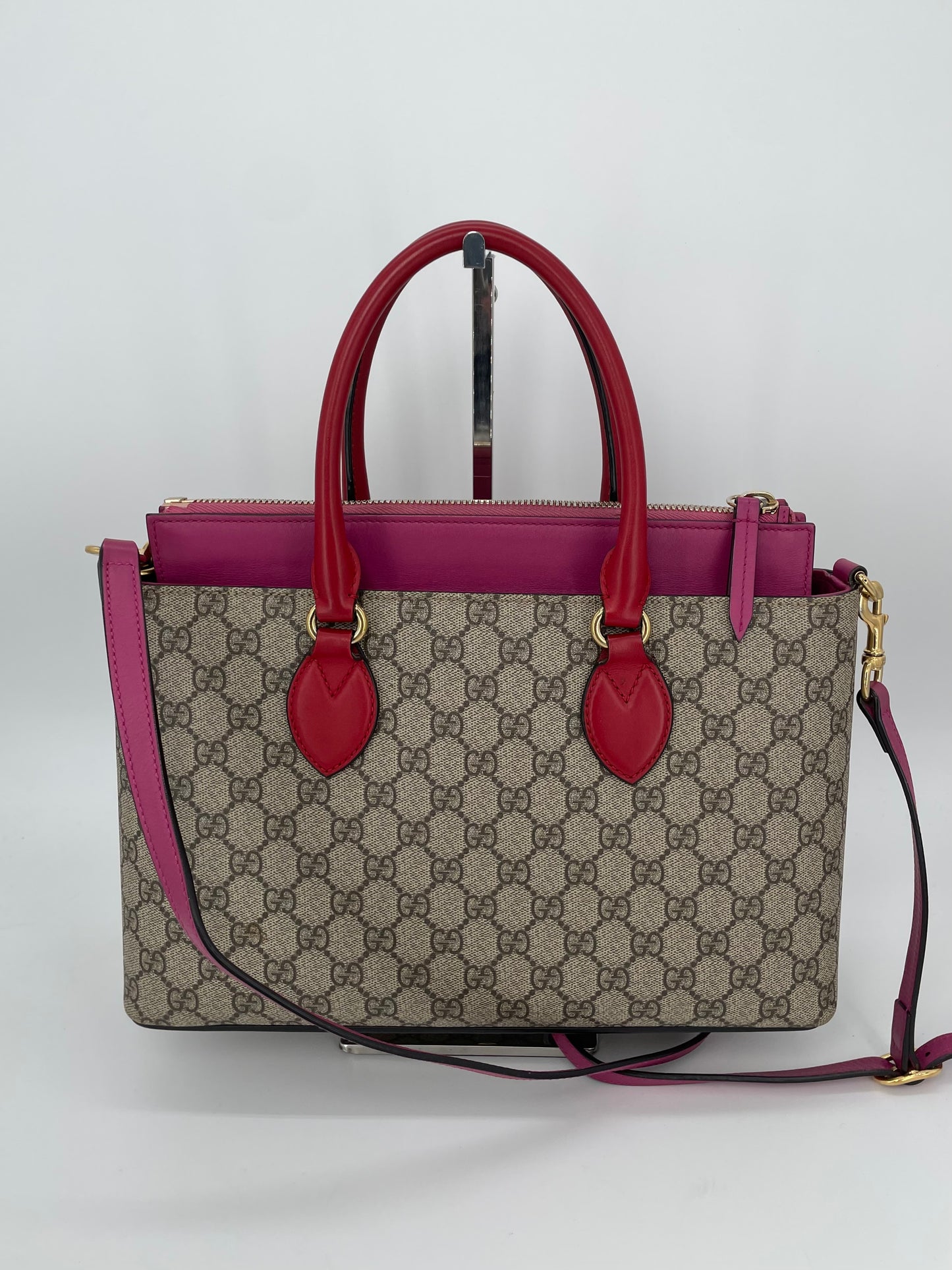 Preloved Gucci Supreme Monogram Tote Bag