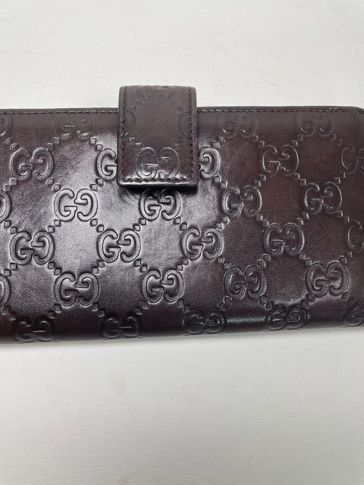 Preloved Gucci Guccissima Bifold long wallet