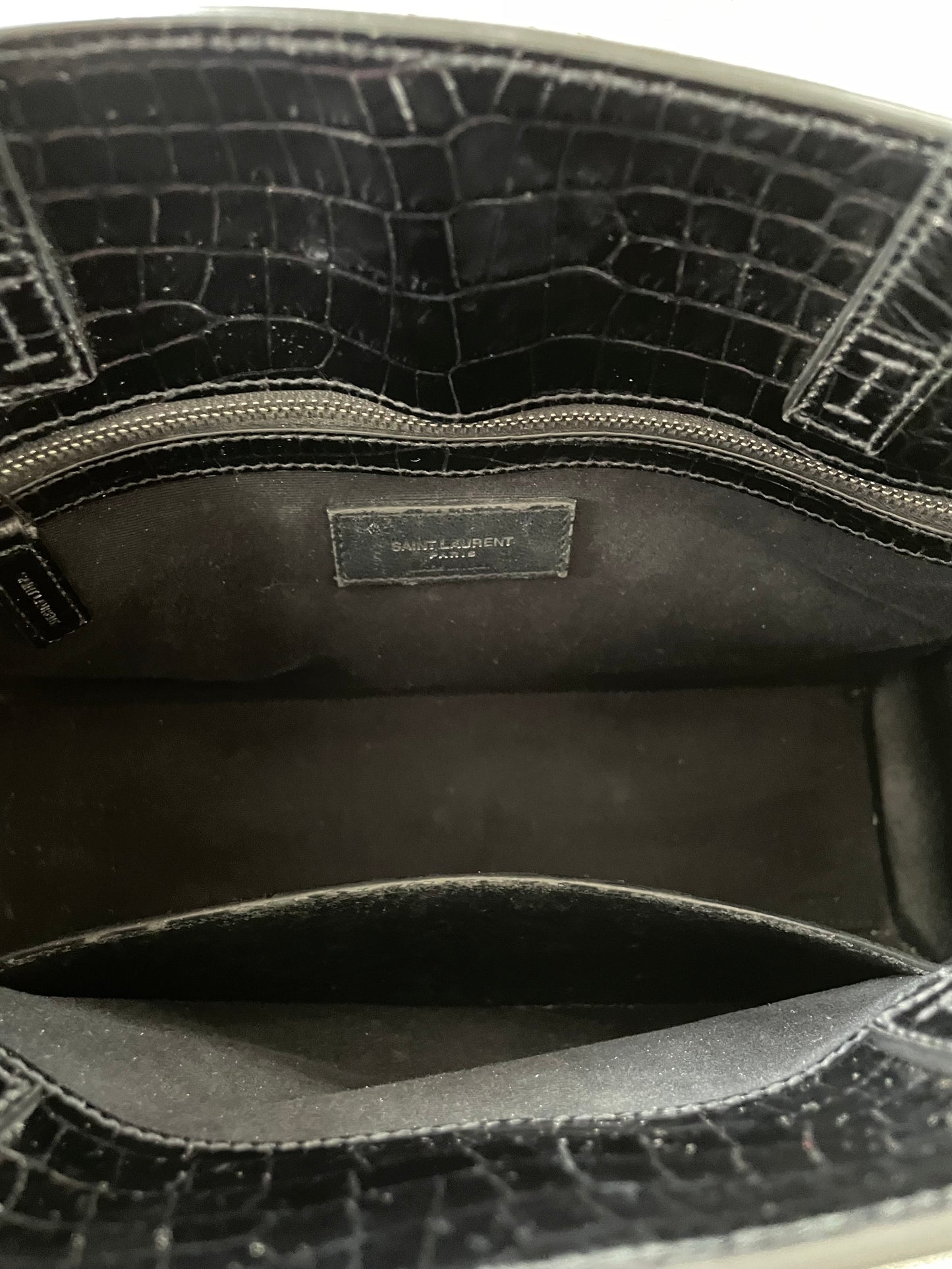 Preloved Saint Laurent Manhattan Tote Bag with Long Strap