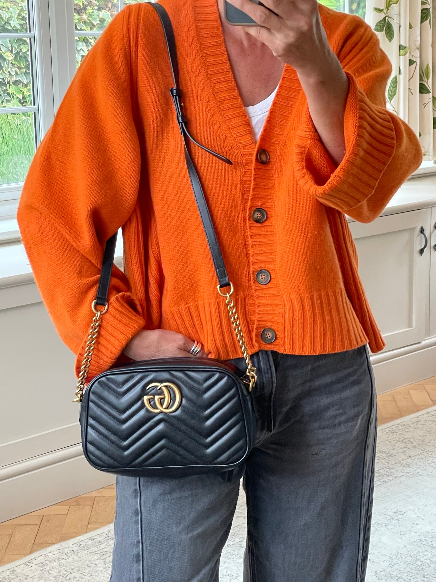 Preloved Gucci Marmont Shoulder Bag, Small