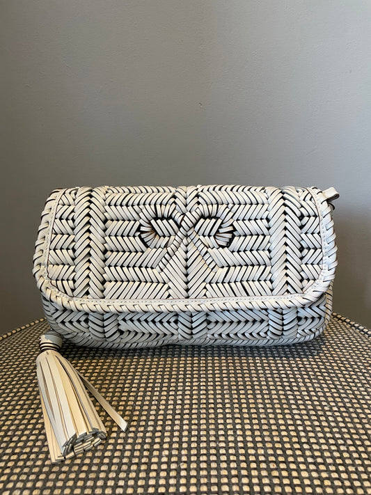 Preloved Anya Hindmarch Rossum Tassel Clutch Bag