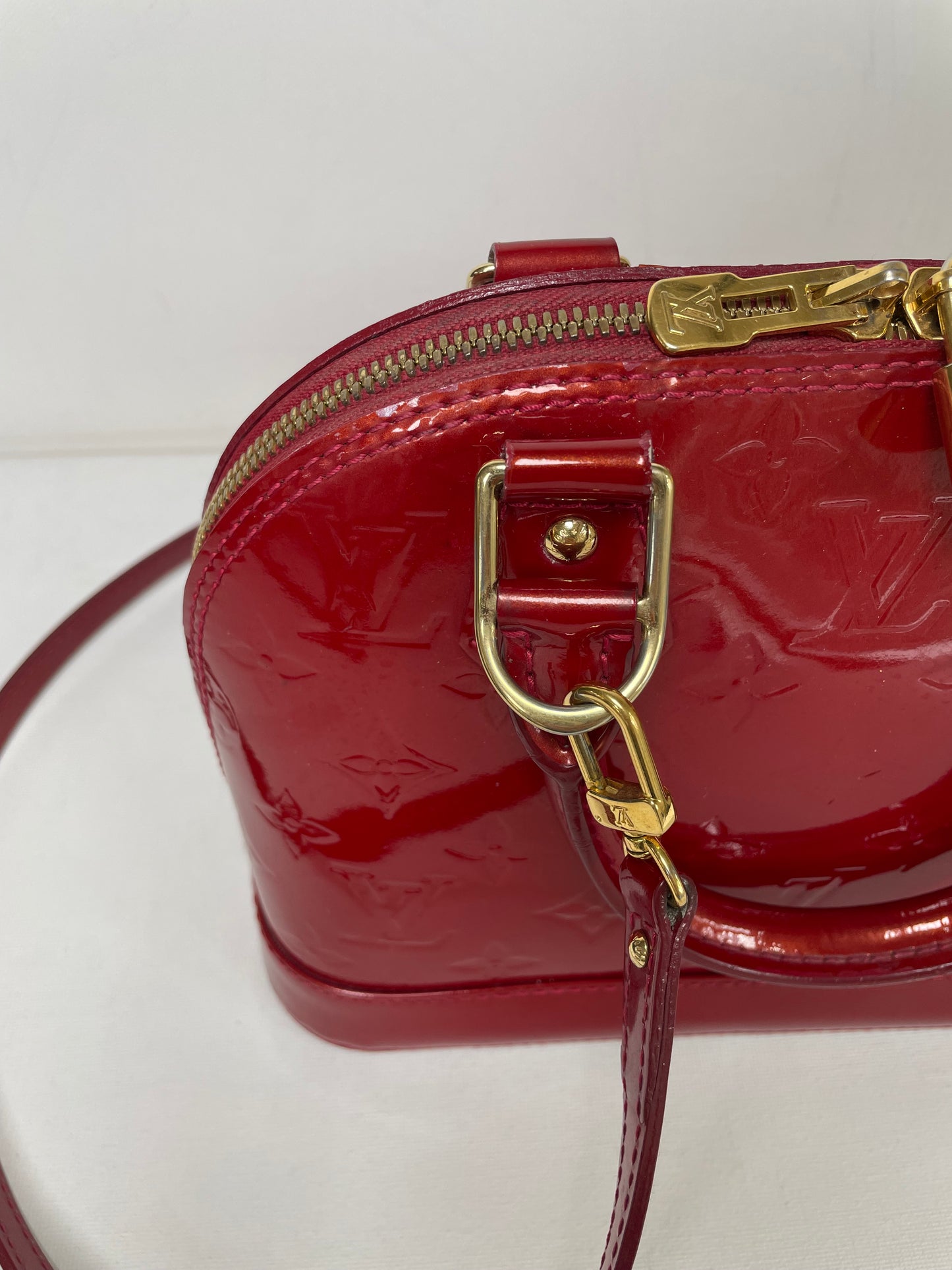 Preloved Louis Vuitton Alma Bag with Long Strap, BB