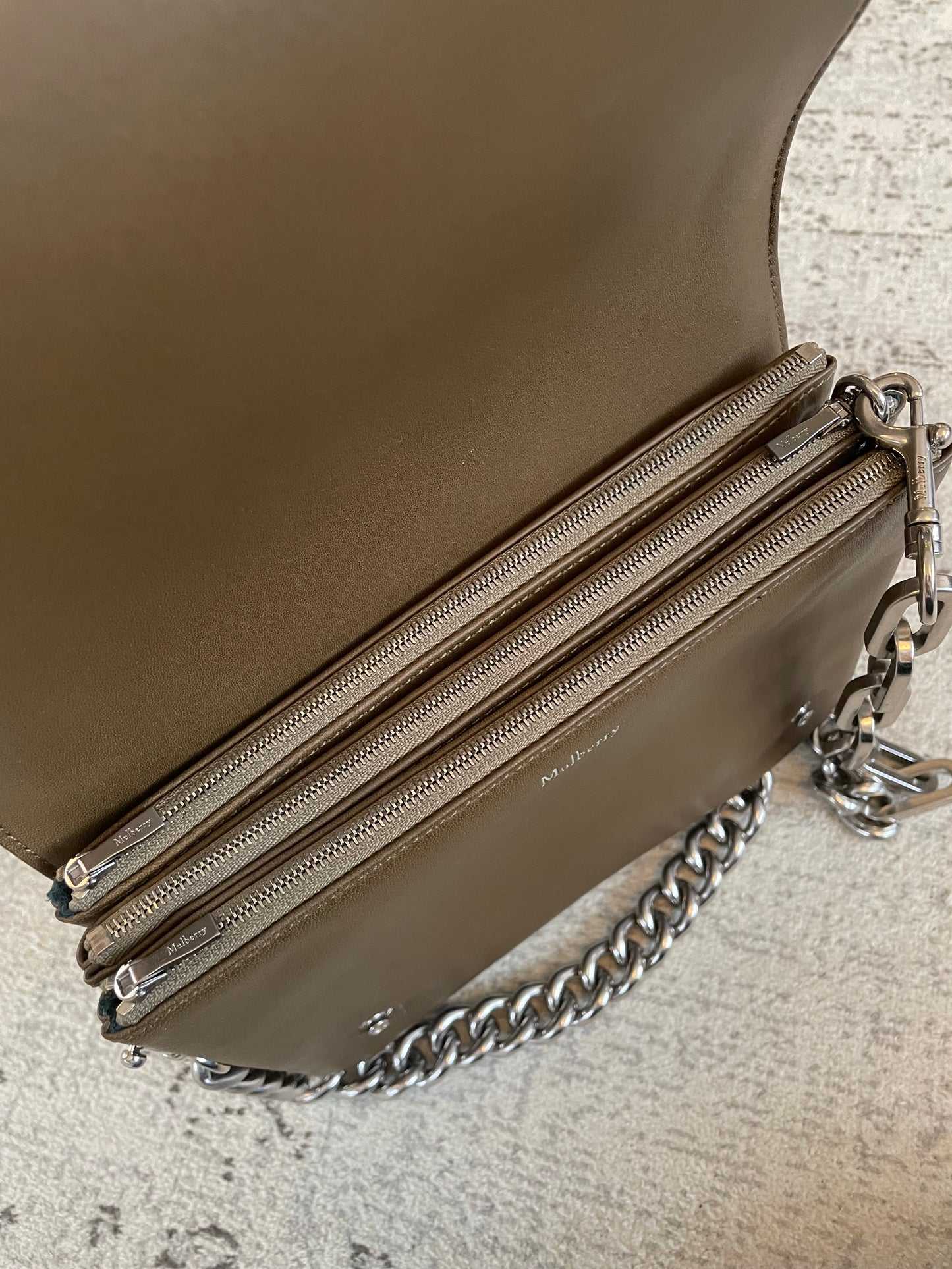 Preloved Mulberry Clifton Shoulder Bag/Clutch