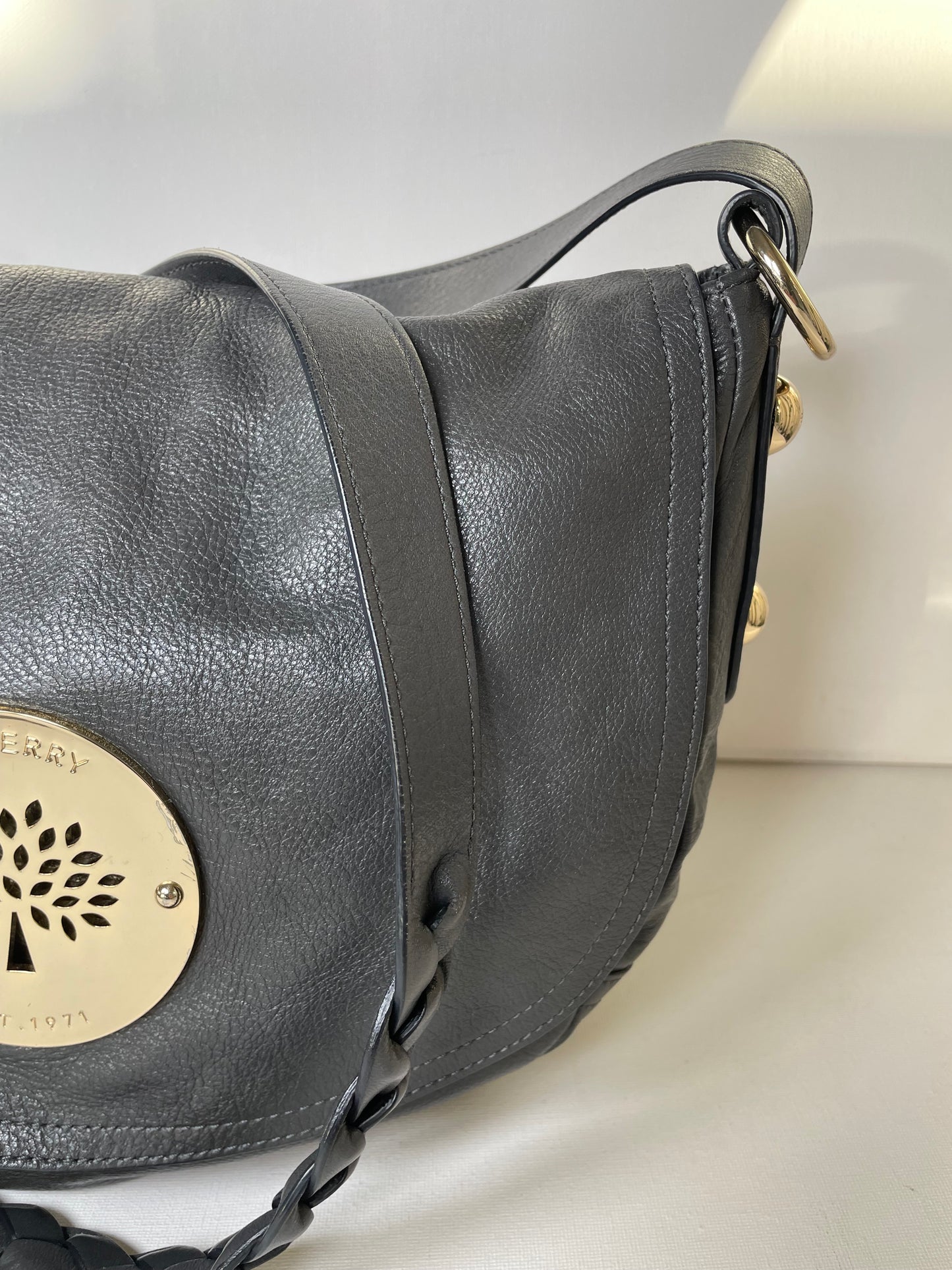 Preloved Mulberry Daria Satchel Shoulder Bag, Medium