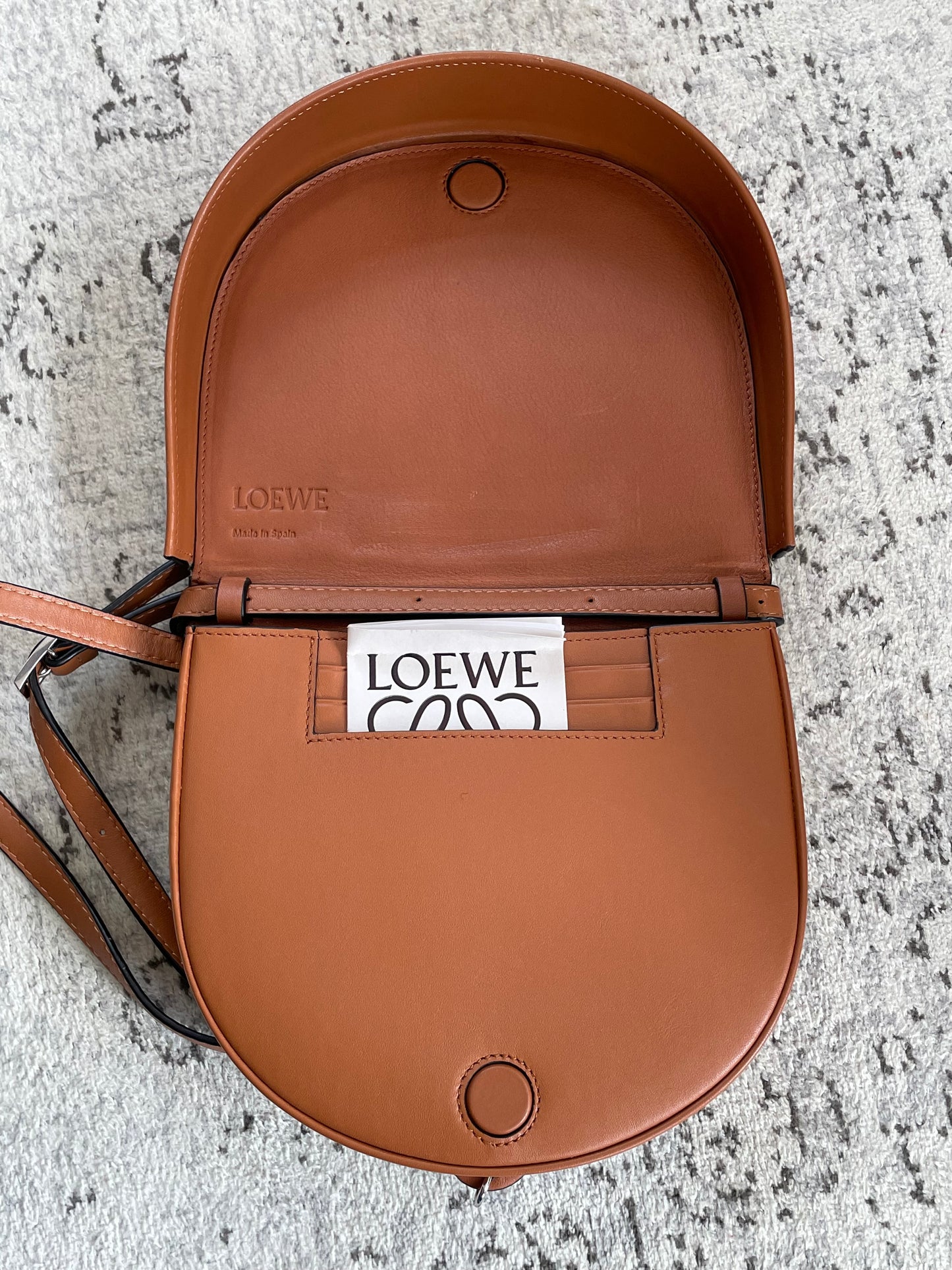 Preloved Loewe Botanical Heel Shoulder Bag