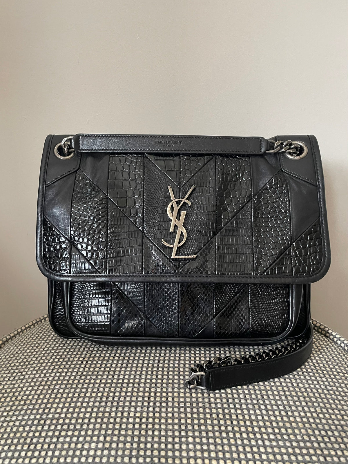 Preloved Saint Laurent Niki Shoulder Bag, Medium