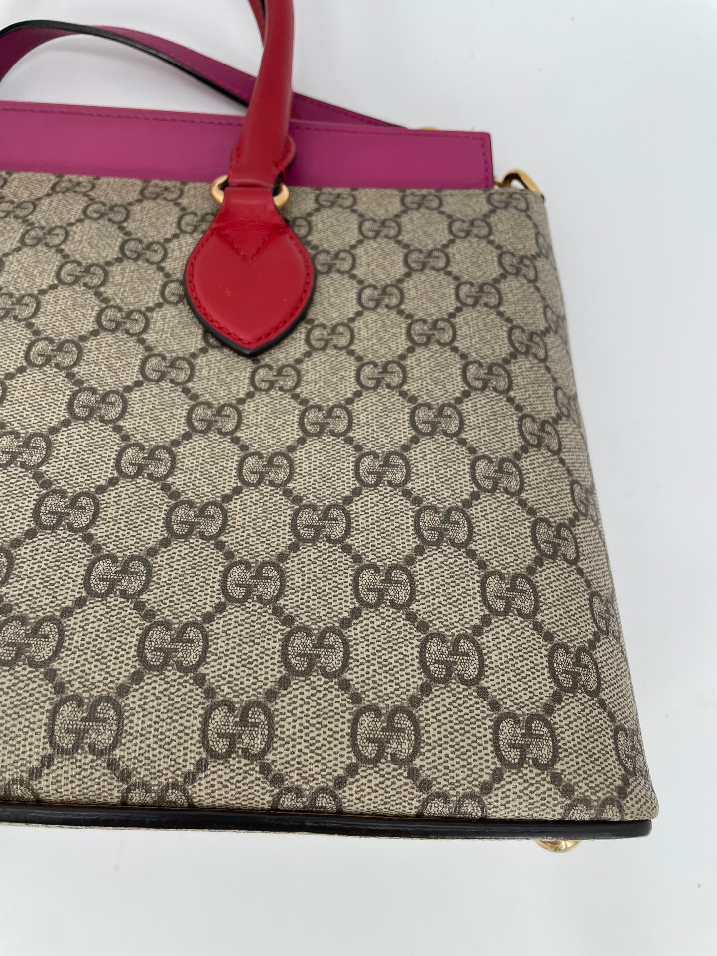 Preloved Gucci Supreme Monogram Tote Bag
