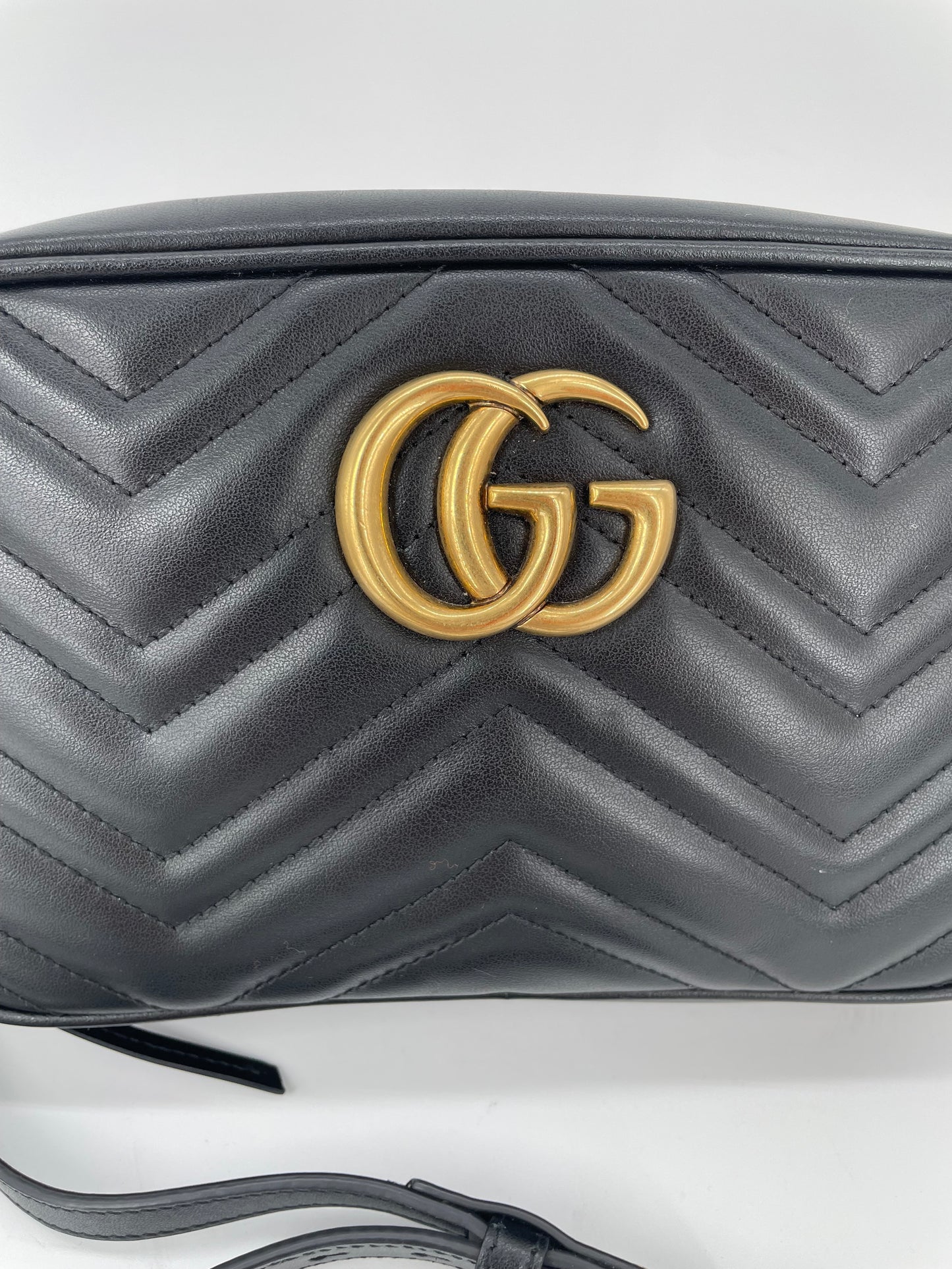 Preloved Gucci Marmont Shoulder Bag, Small