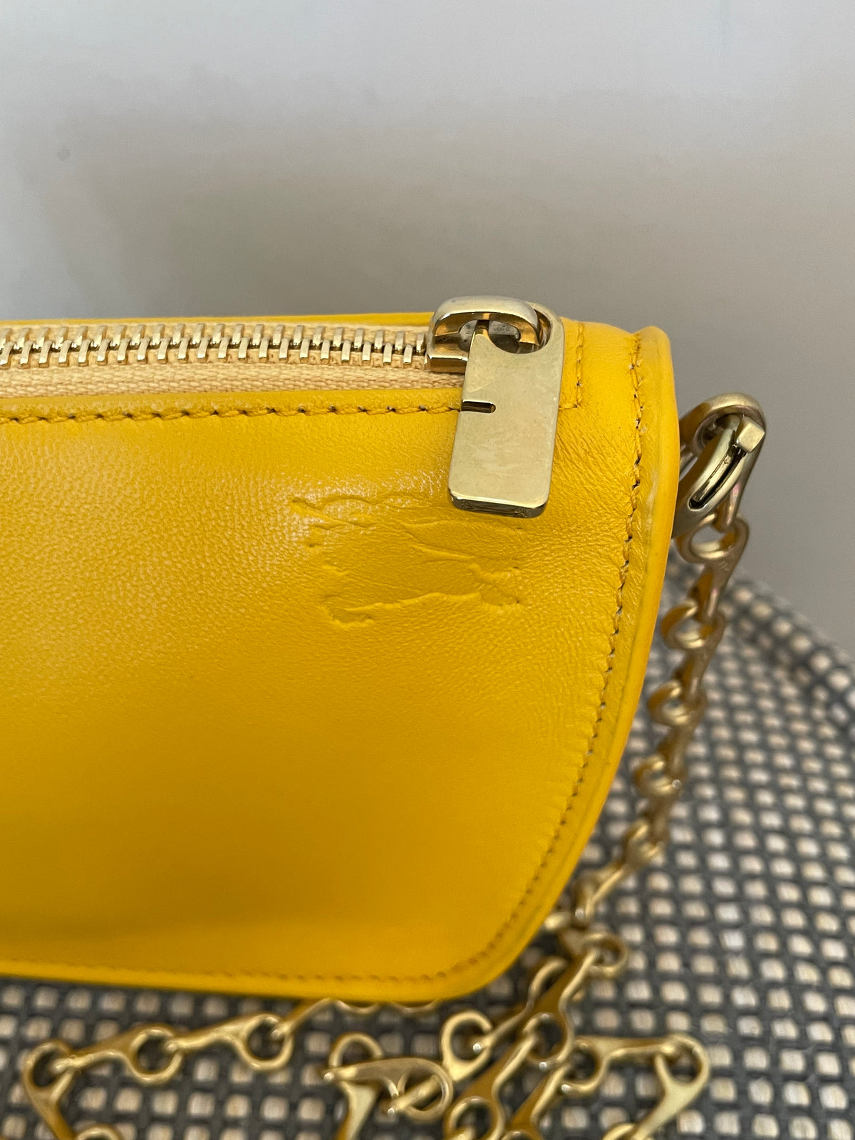 Preloved Burberry Shield Sling Bag, Micro
