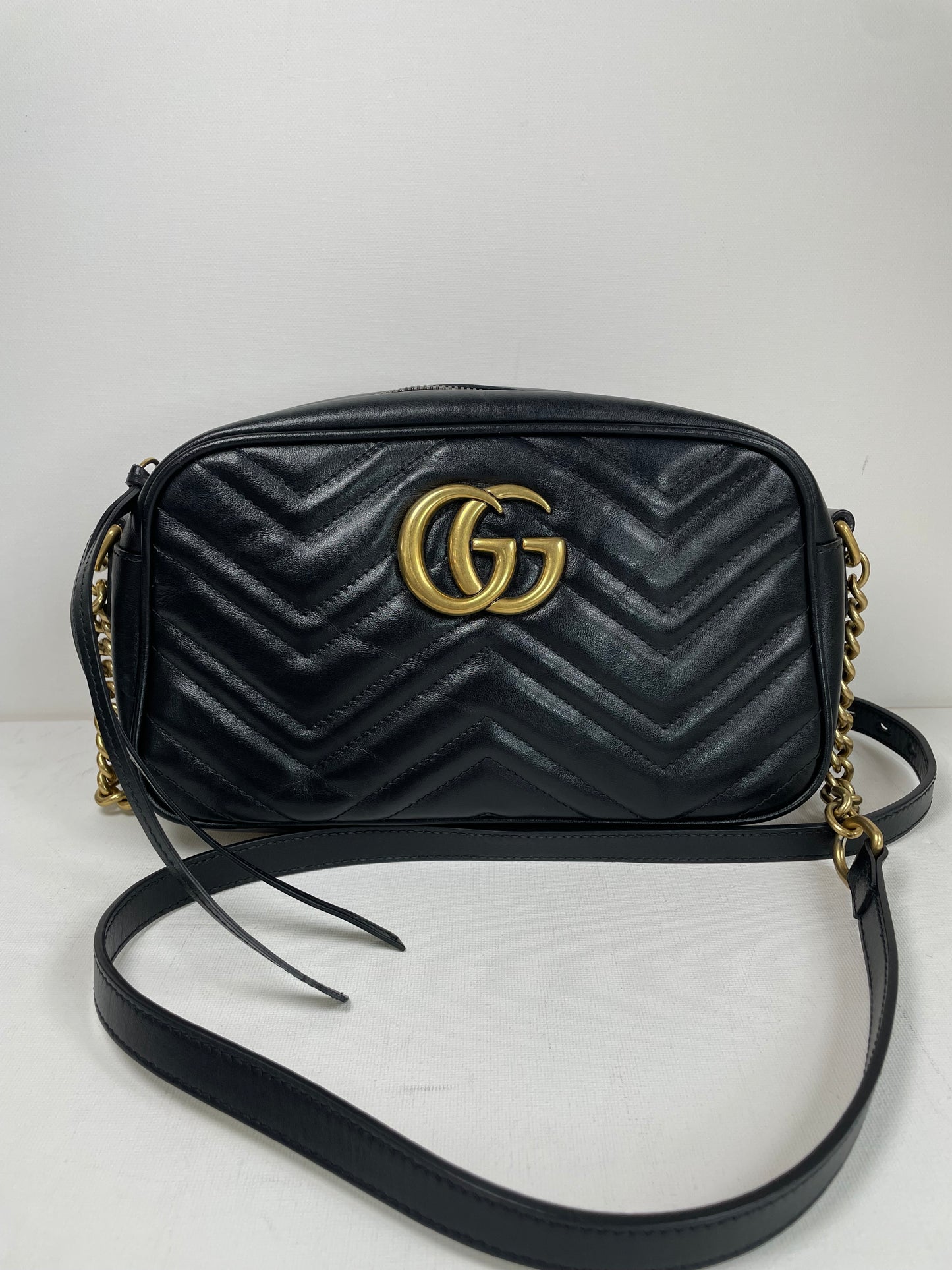 Preloved Gucci Marmont Shoulder Bag, Small