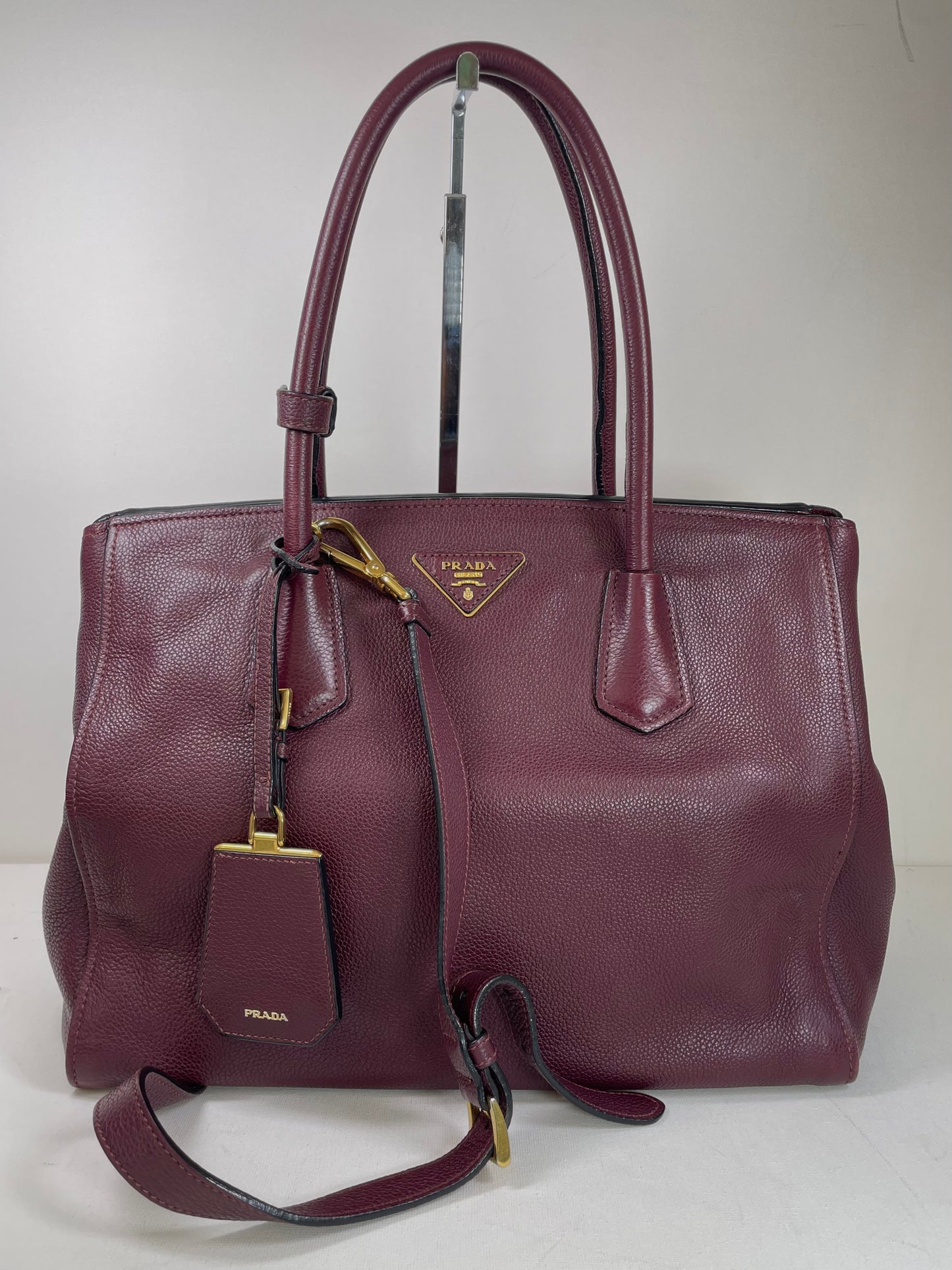 Preloved Prada Vitello Daino Tote Bag