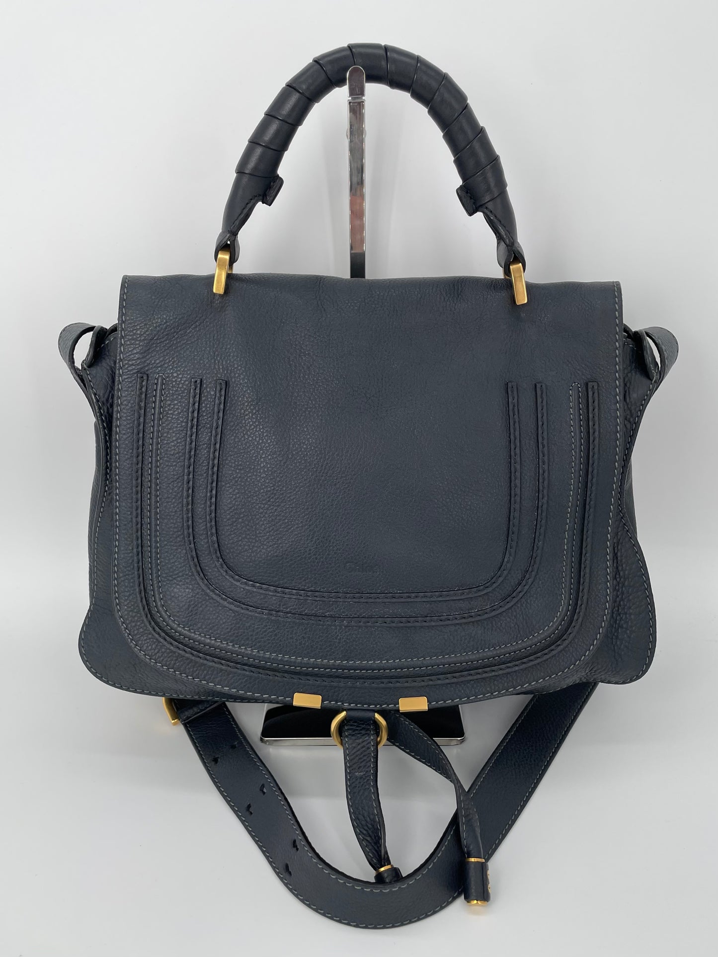 Preloved Chloe Marcie Top Handle Satchel Bag, Medium