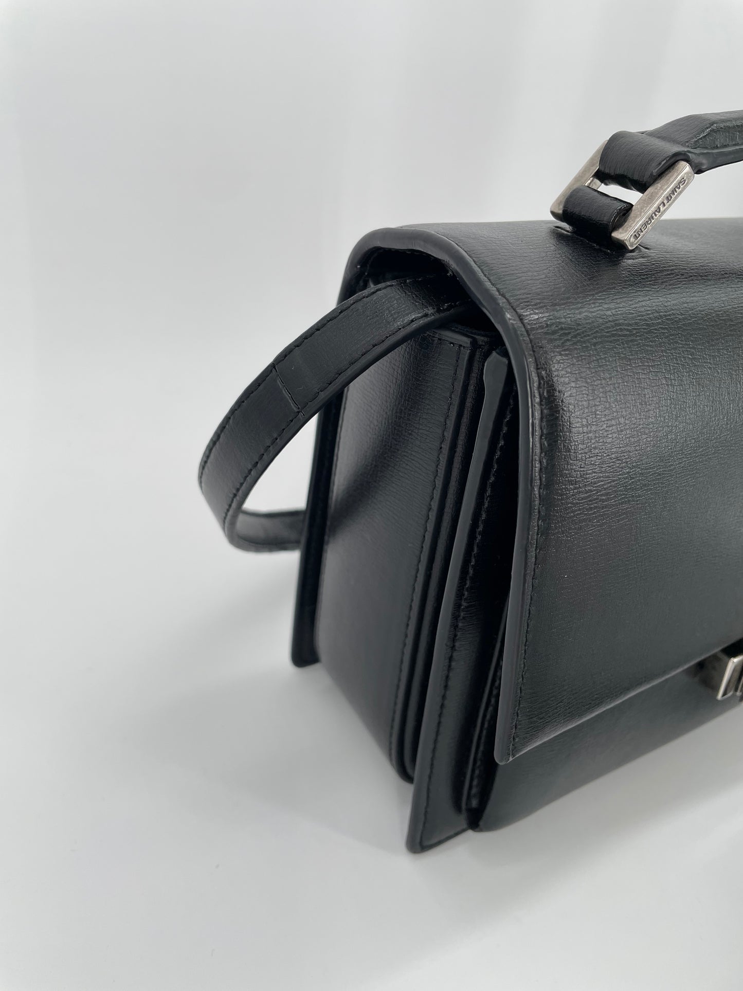 Preloved Saint Laurent Bellechasse Satchel Bag with Long Strap
