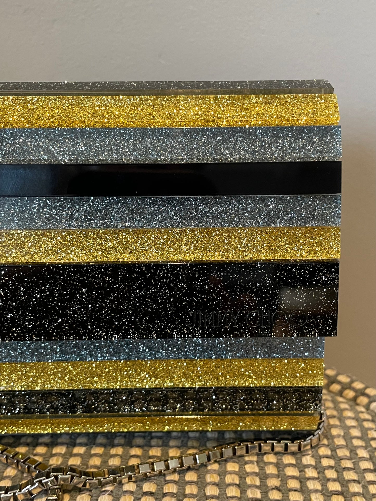 Preloved Jimmy Choo Sweetie clutch bag