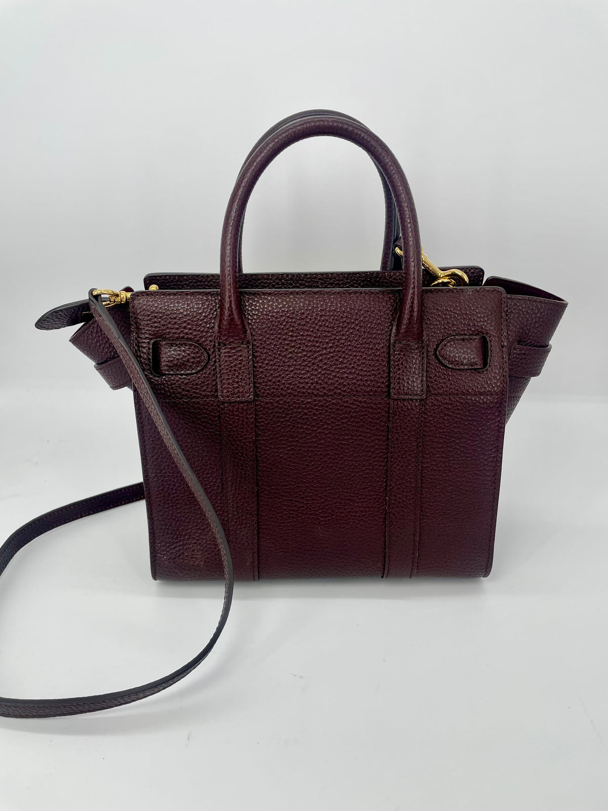 Preloved Mulberry Zipped Bayswater Crossbody Tote, Mini