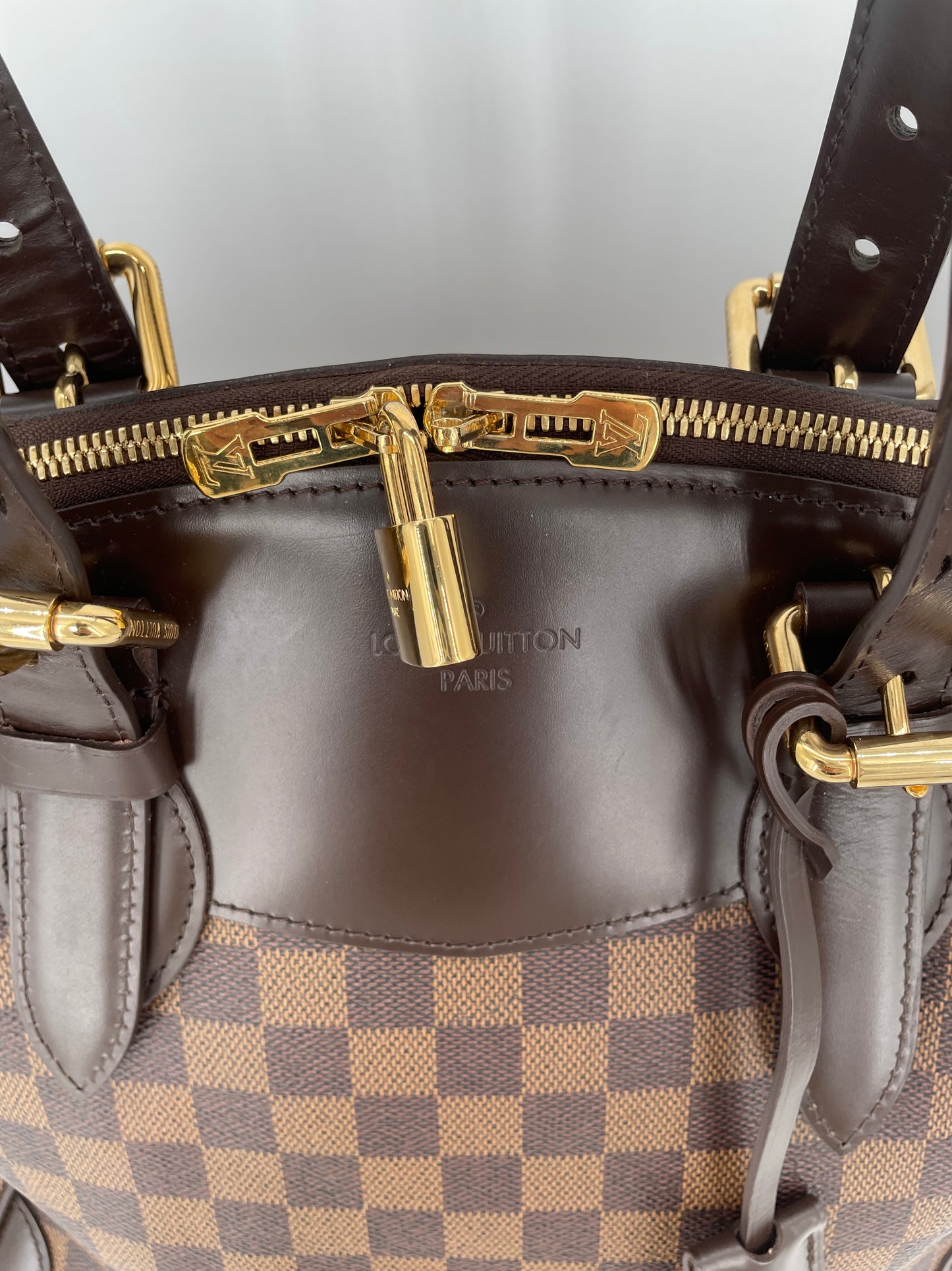 Preloved Louis Vuitton Damier Ebene Verona Shoulder Bag