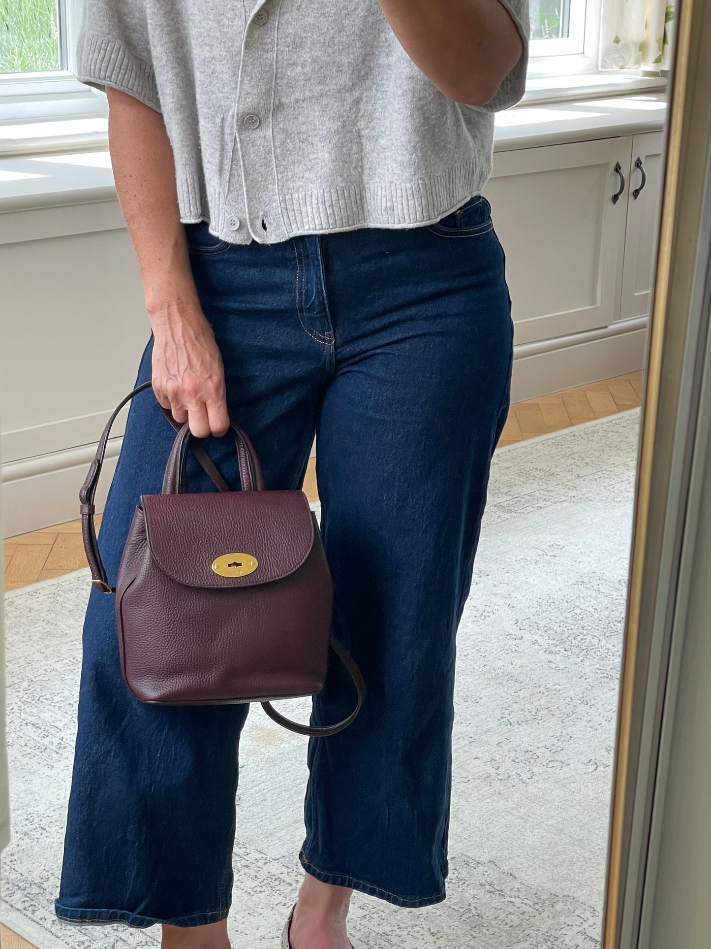 Preloved Mulberry Calfskin Bayswater Backpack, Mini