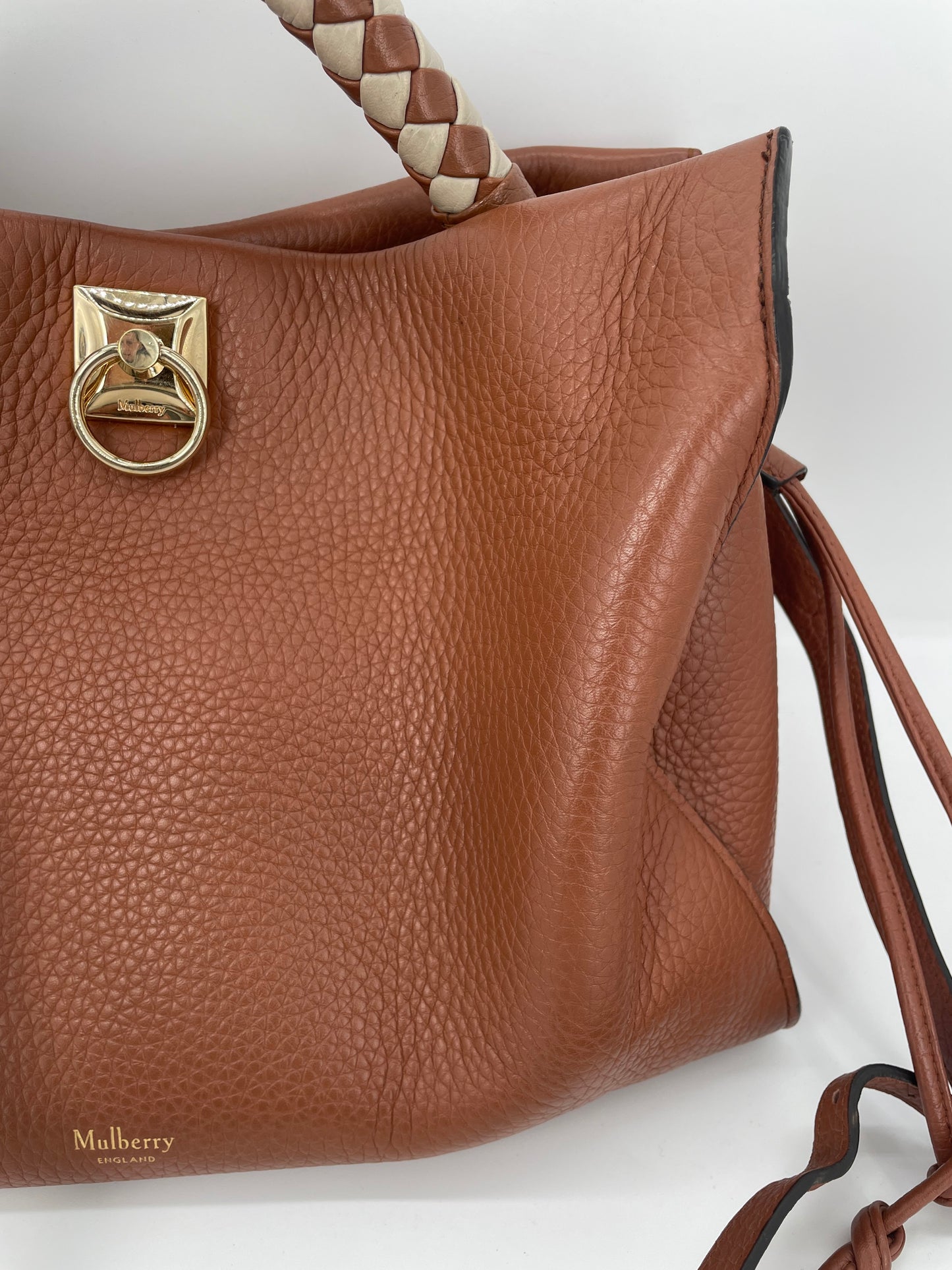 Preloved Mulberry Iris Top Handle Tote Bag, Large