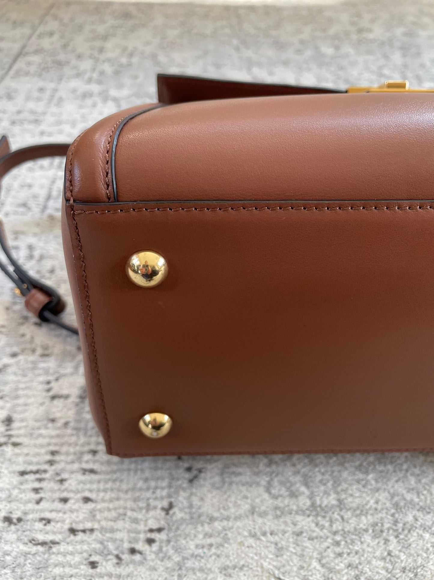 Preloved DeMellier Paris Top Handle Satchel Bag, Midi