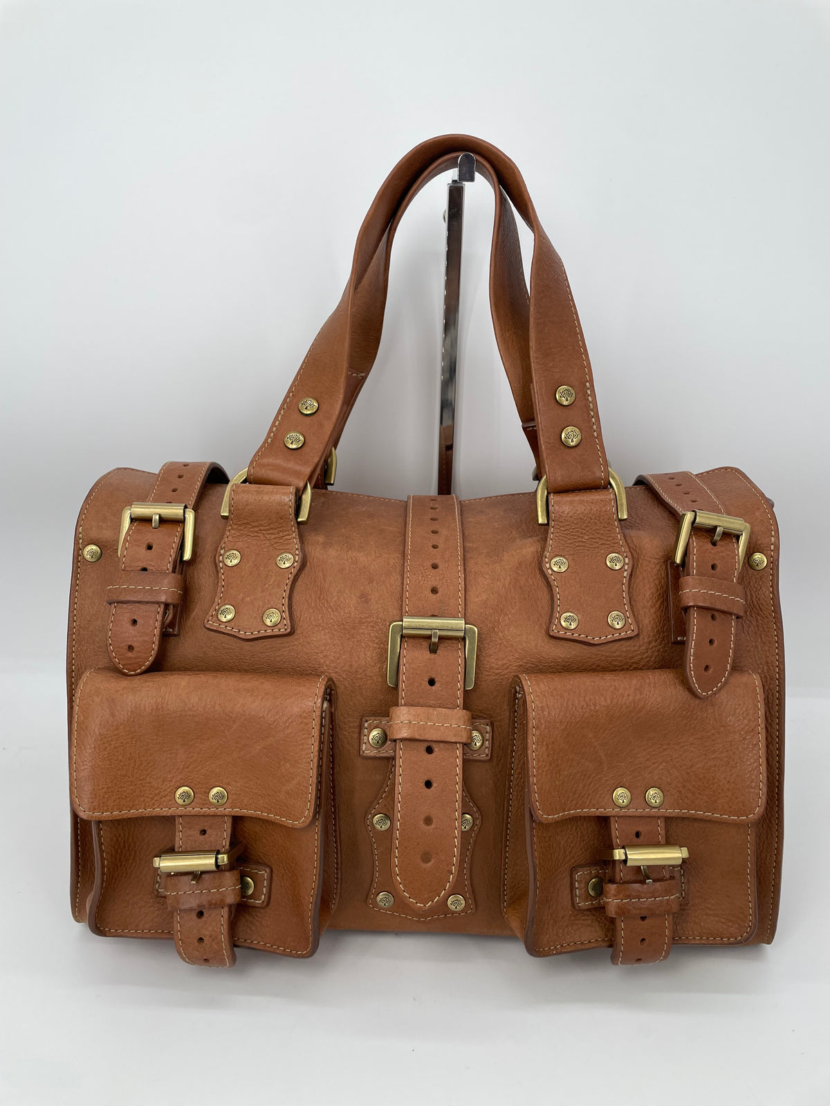 Preloved Mulberry Vintage Roxanne Satchel Shoulder Bag, Medium