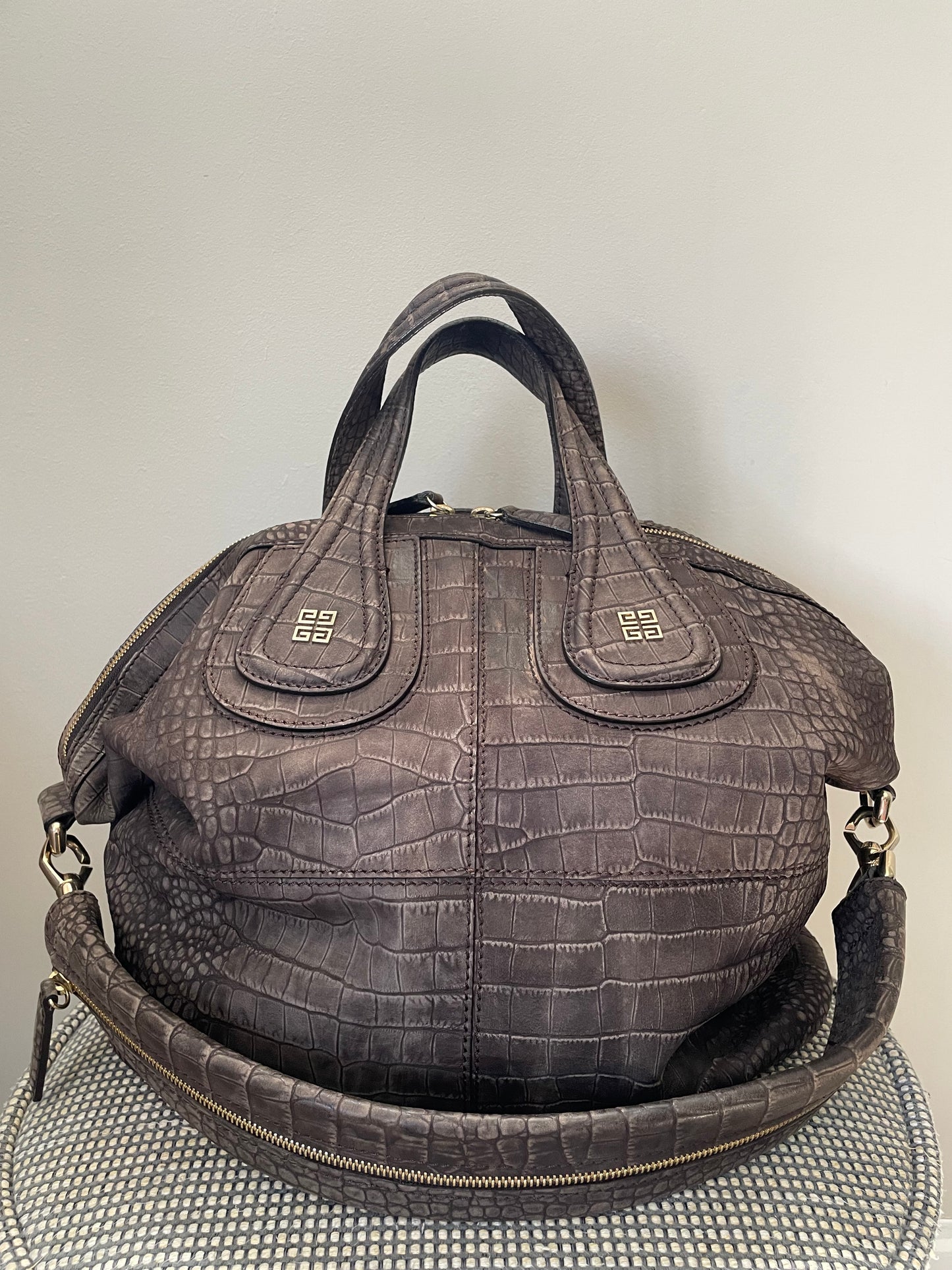 Preloved Givenchy Nightingale Tote Bag, Medium