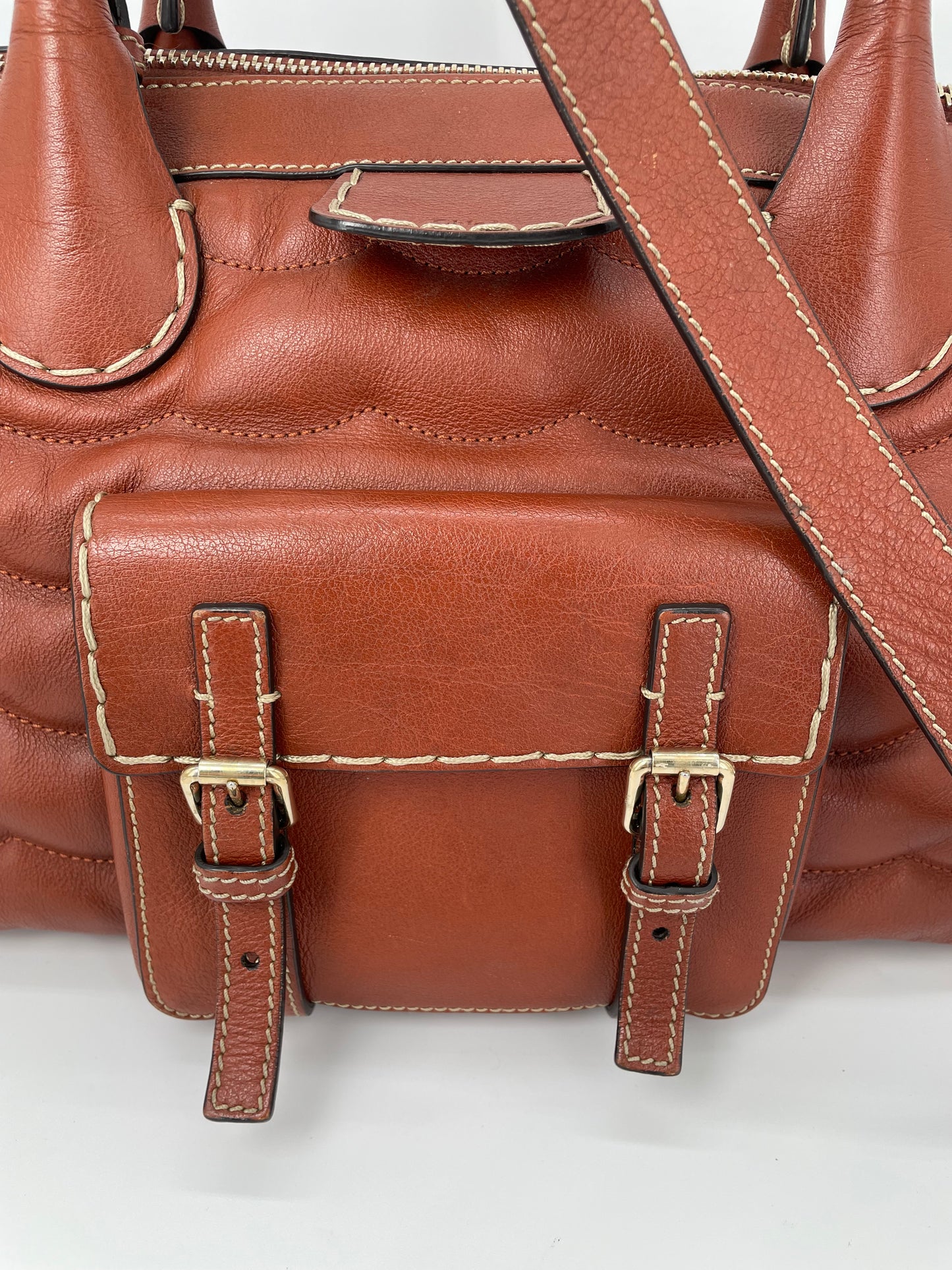 Preloved Chloe Edith Satchel Tote Bag, Medium