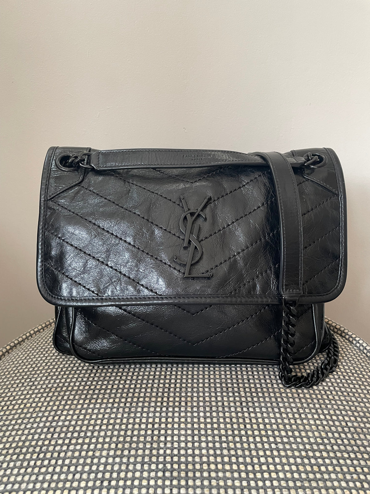 Preloved Saint Laurent Niki Shoulder Bag, Medium