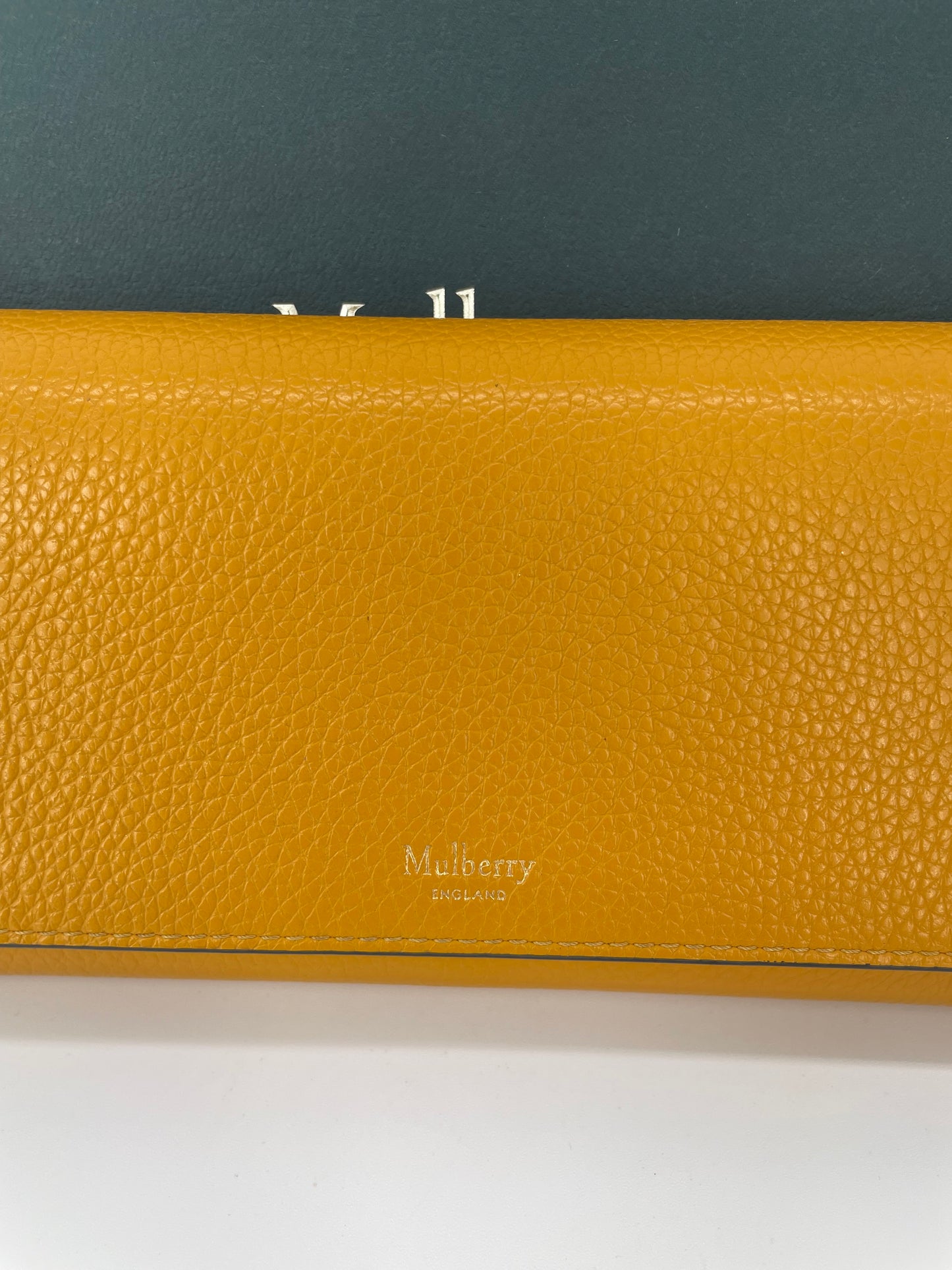 Preloved Mulberry Continental Small Classic Grain Wallet