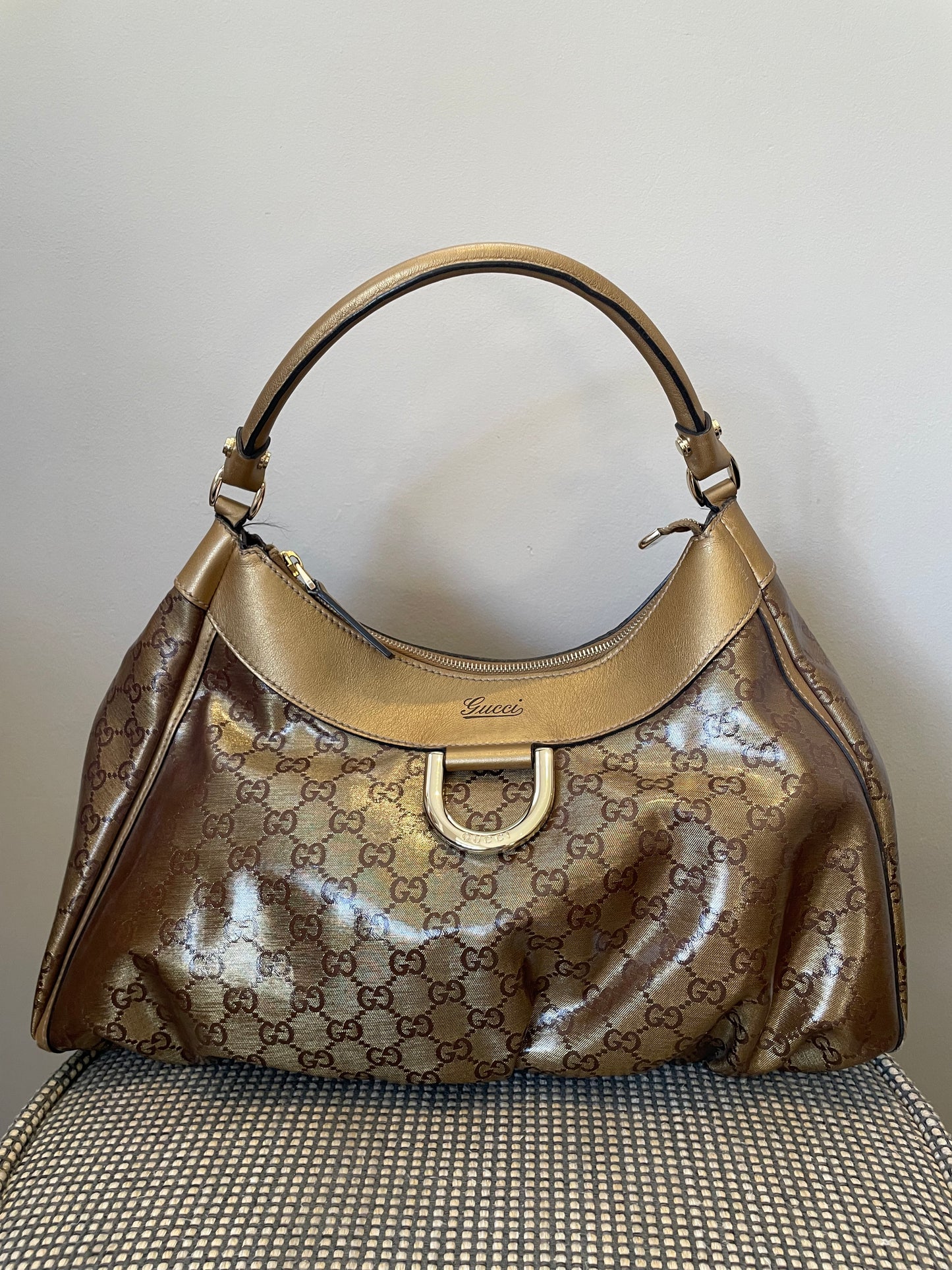 Preloved Gucci D-Ring Shoulder Bag