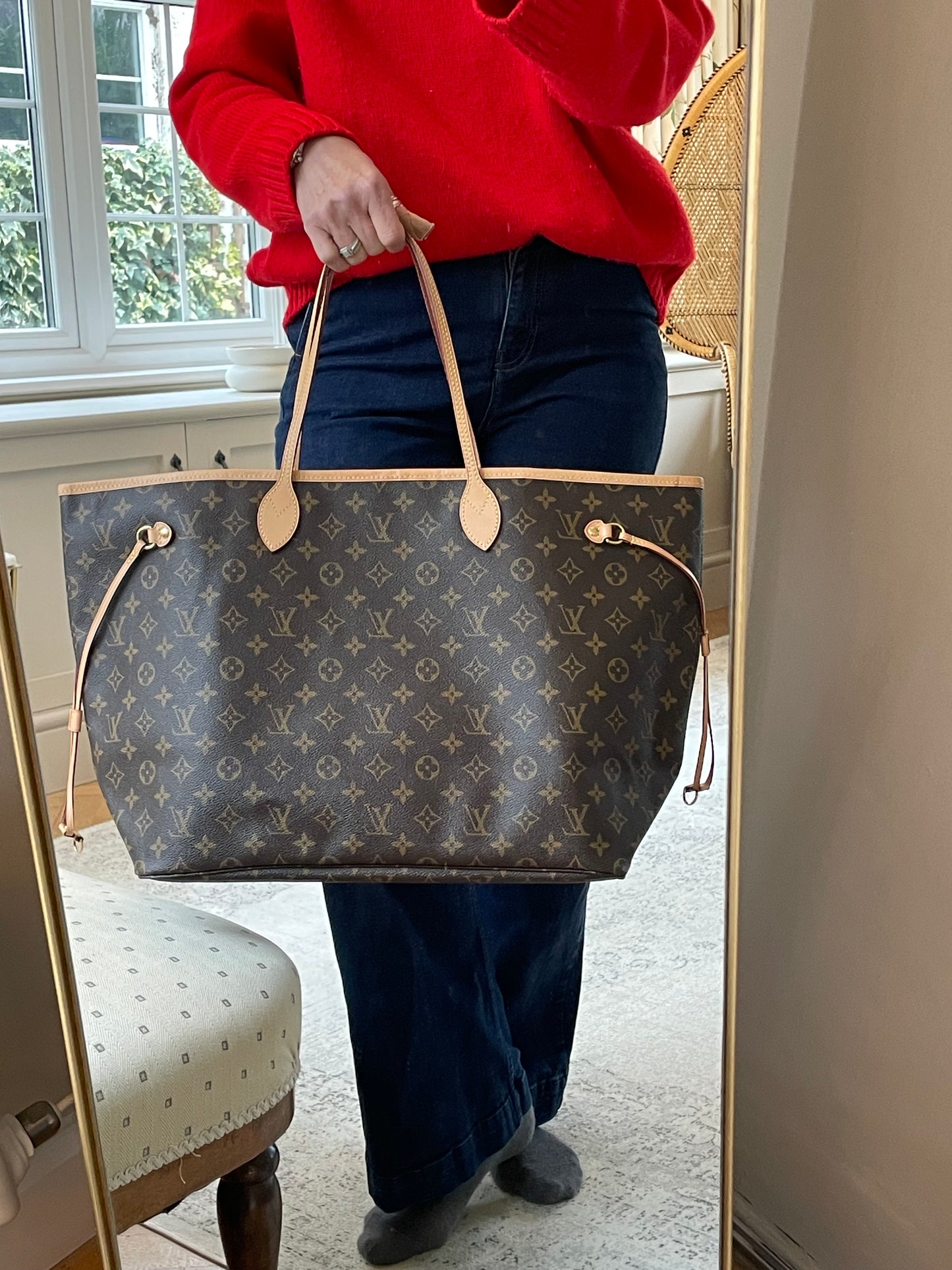 Louis Vuitton Neverfull Shopping Tote Bag, GM