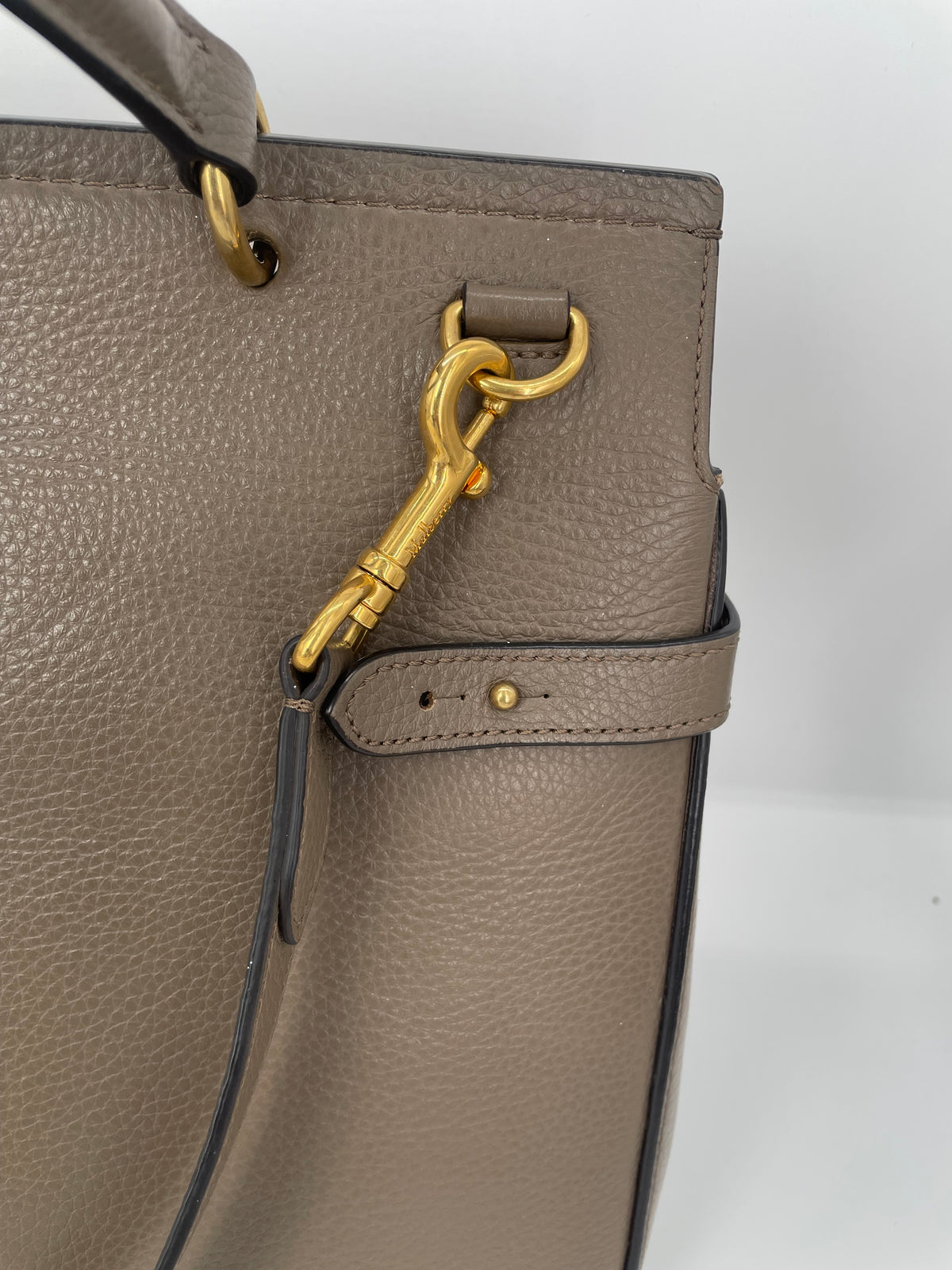 Preloved Mulberry Amberley Top Handle Satchel Bag, Large