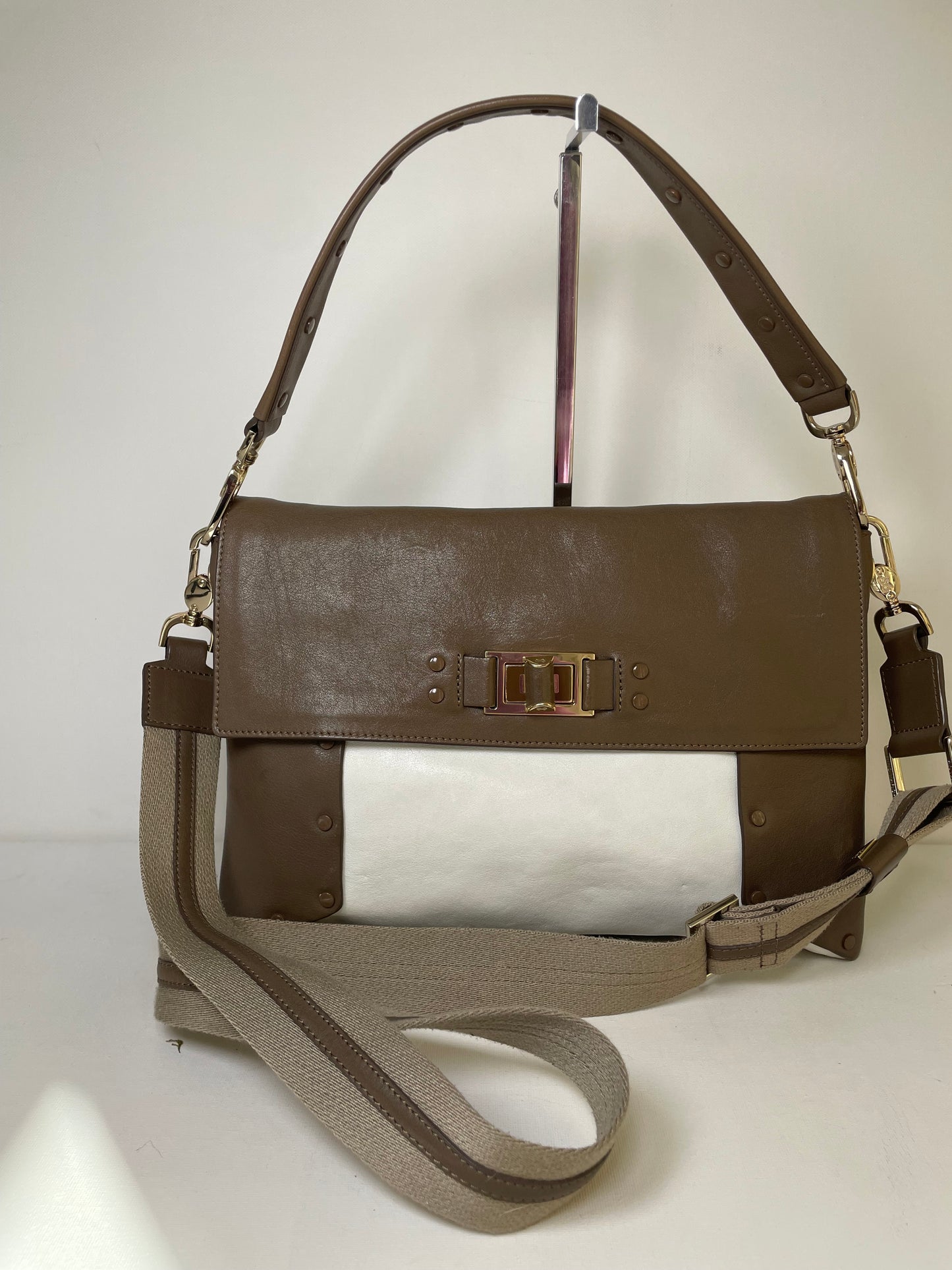 Preloved Anya Hindmarch Envelope, Three Way Bag