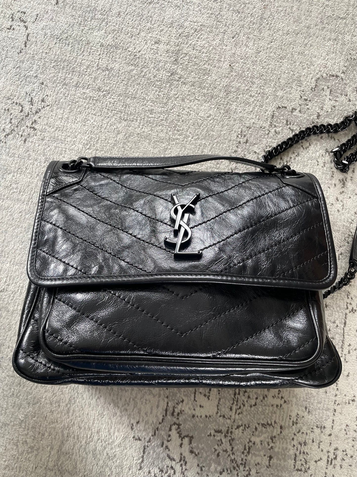 Preloved Saint Laurent Niki Shoulder Bag, Medium