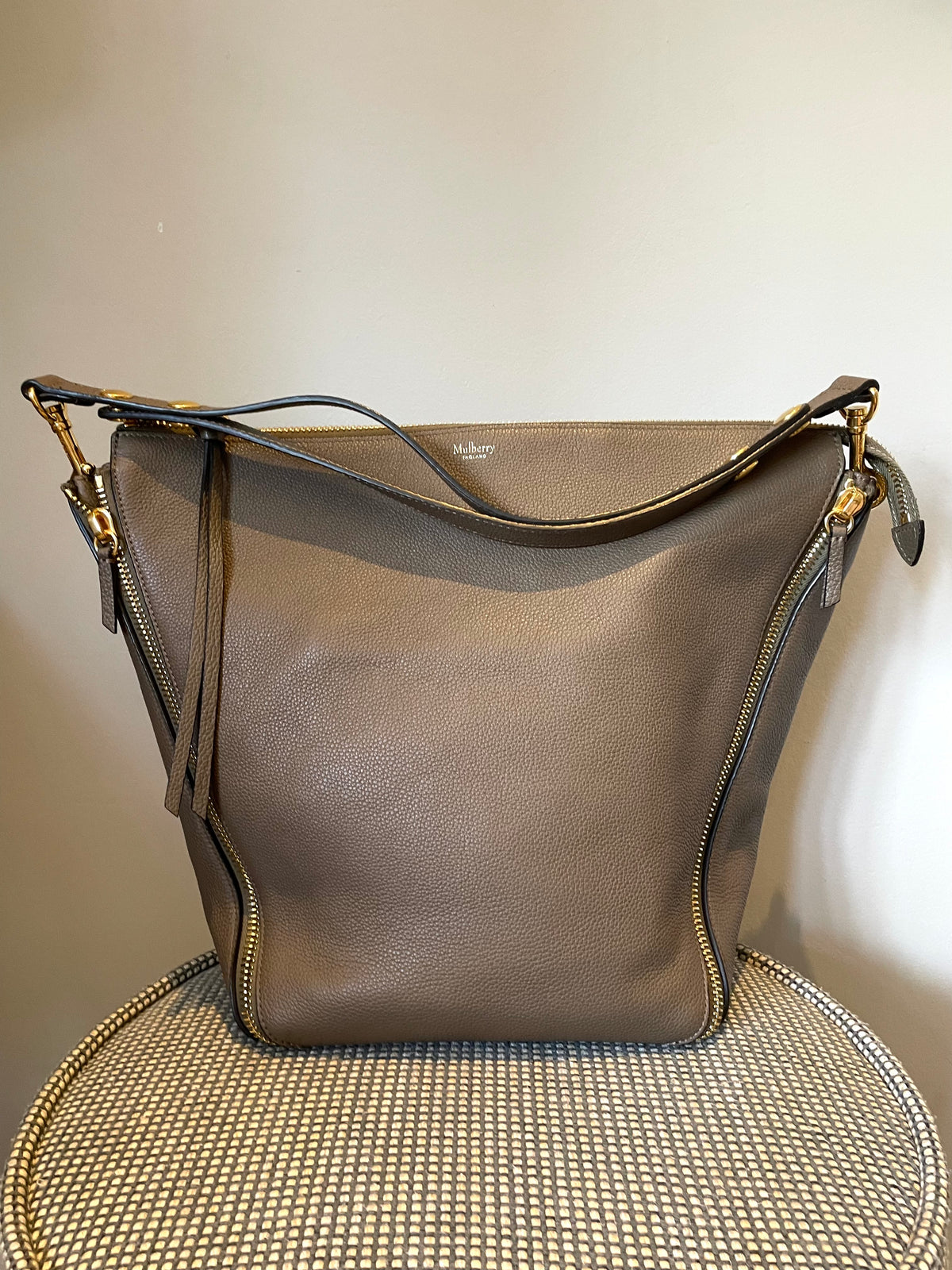 Preloved Mulberry Camden Bucket Shoulder Bag, Medium