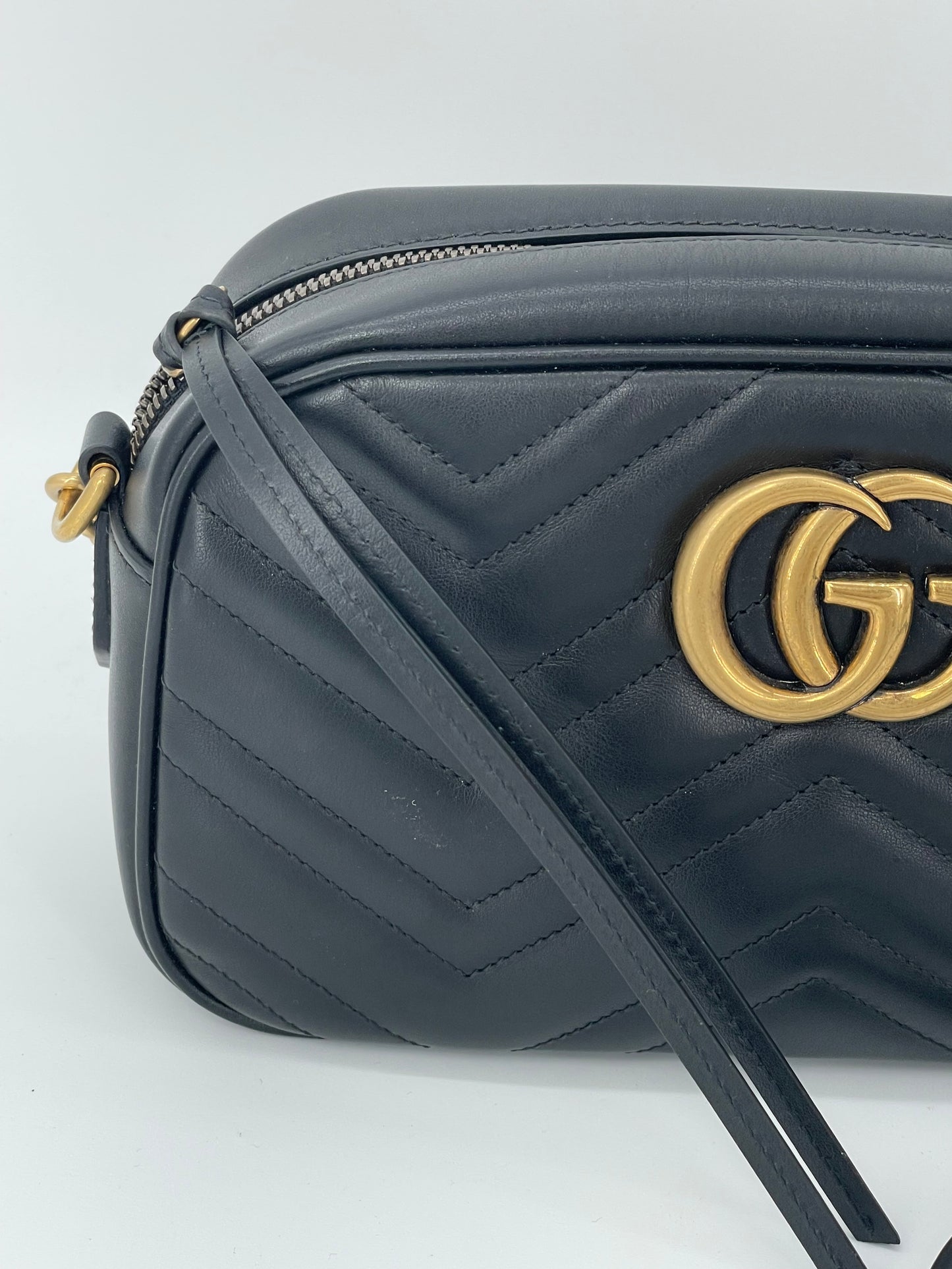 Preloved Gucci Marmont Shoulder Bag, Small