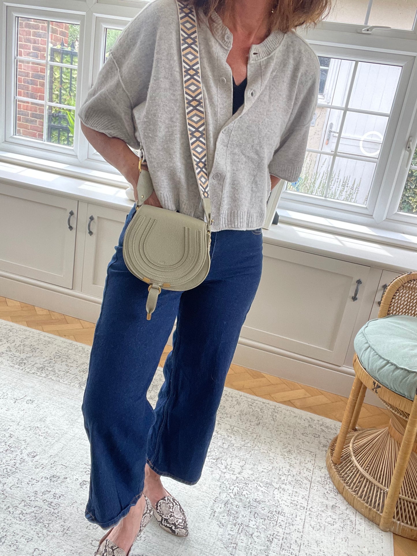 Preloved Chloe Marcie Saddle Crossbody Bag, Small