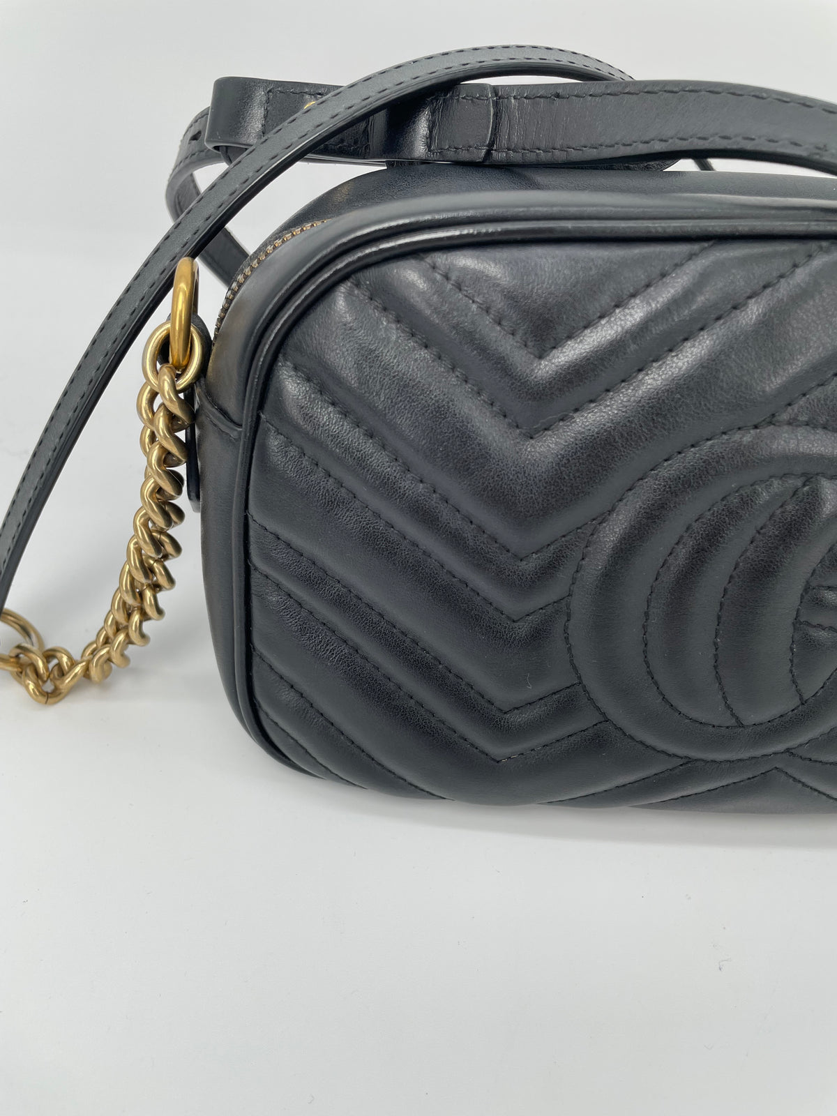 Preloved Gucci Marmont Shoulder Bag, Small
