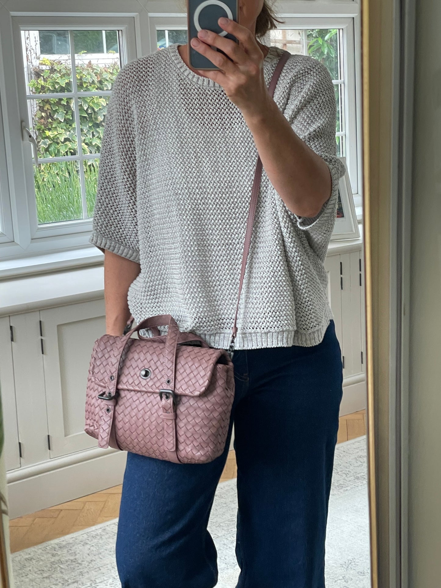 Preloved Bottega Veneta Two Way Satchel Bag