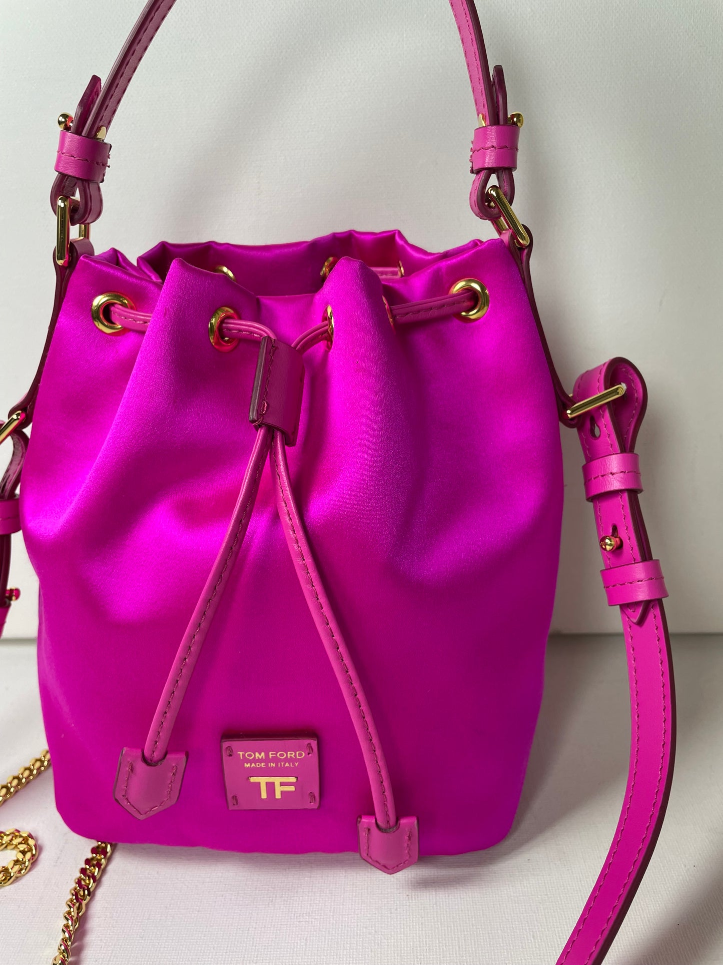 Preloved Tom Ford Disco Two Way Bucket Bag, Small